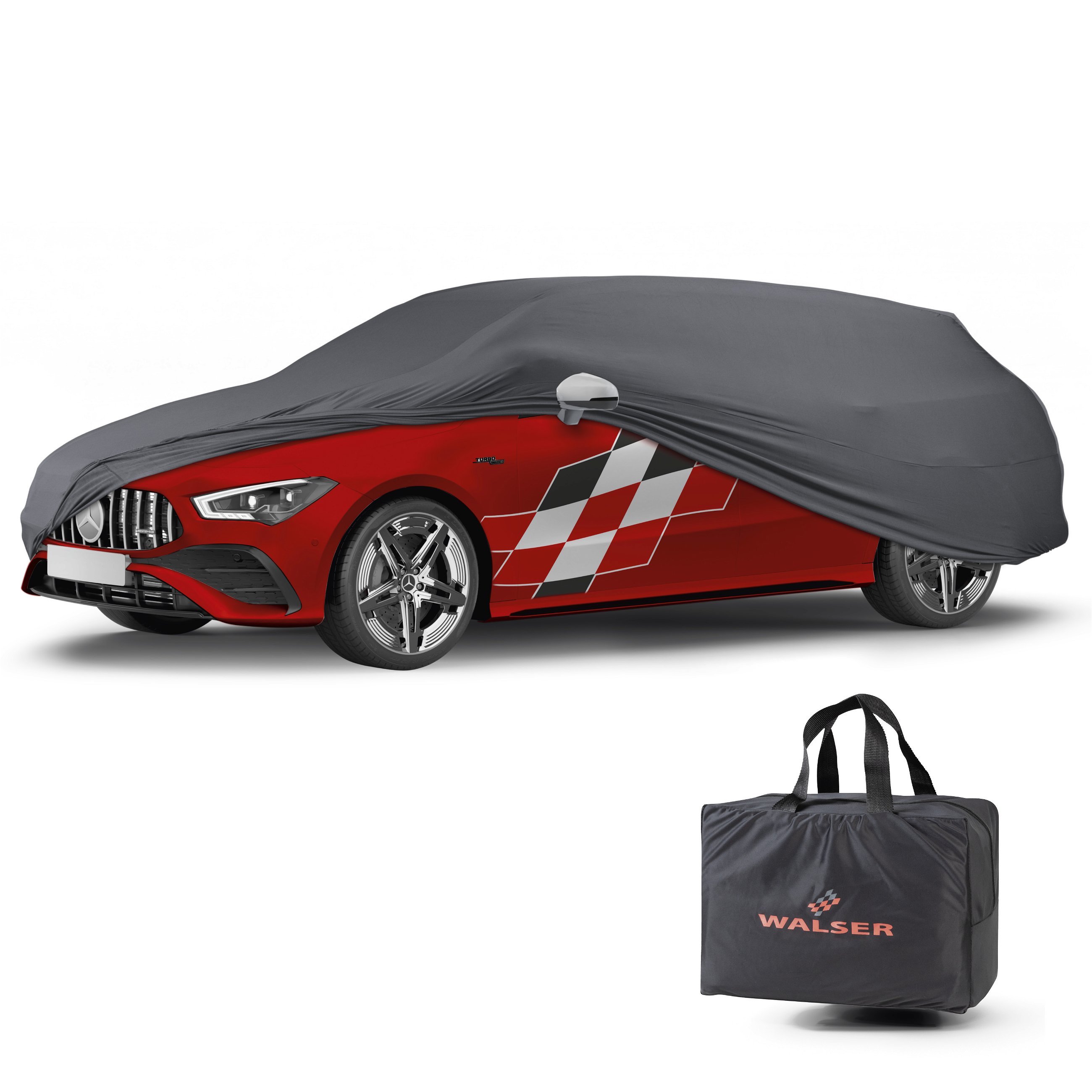 Car cover Indoor Stretch Plus combi size L anthracite