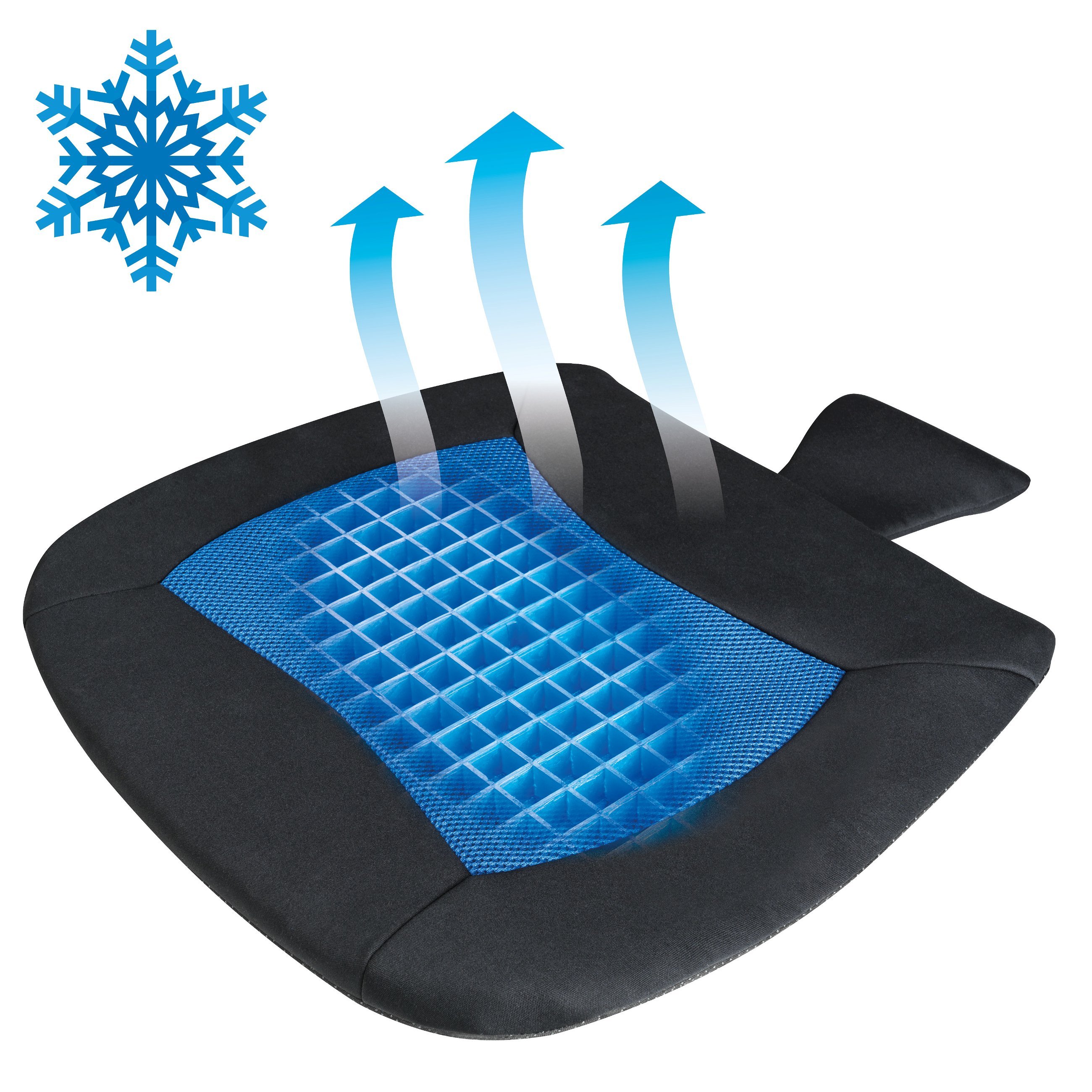 Seat cushion Cool Touch black-blue
