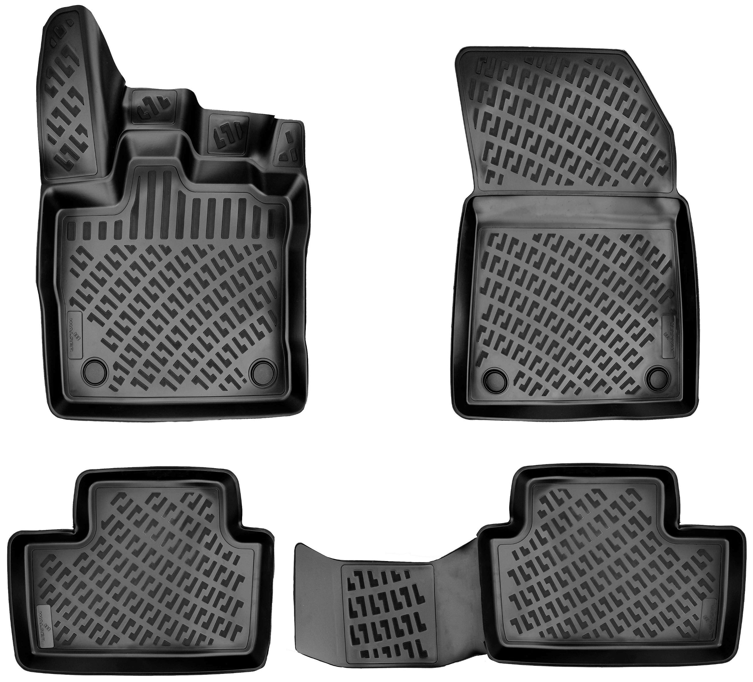 Tappetini in gomma per auto su misura per Renault Captur II 01/2020 - Oggi
