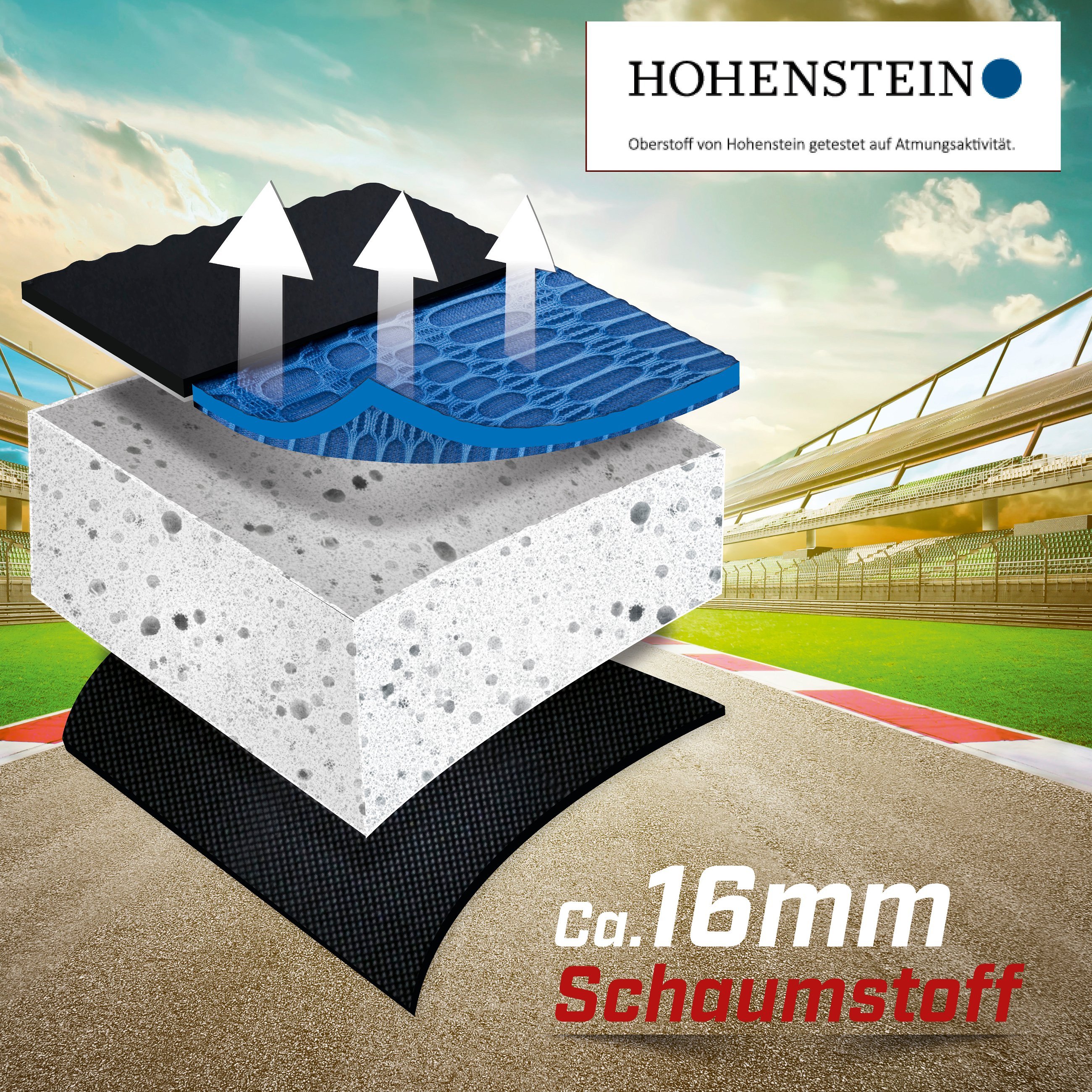 PKW Sitzauflage S-Race, Auto-Sitzaufleger blau