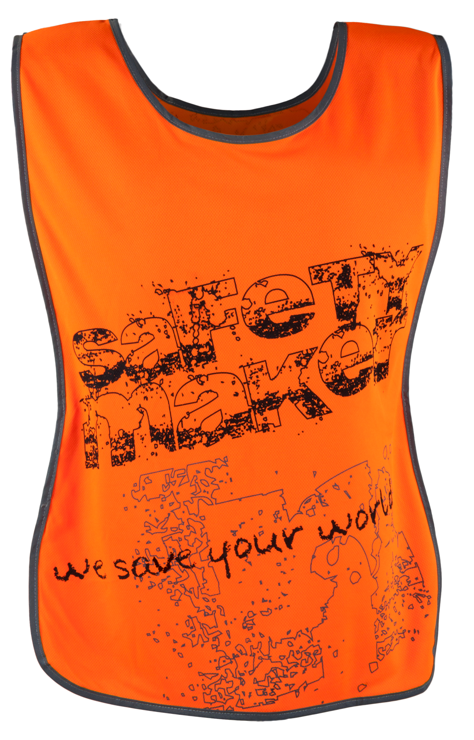 Gilet de loisirs avec éléments de design réfléchissants S-M orange