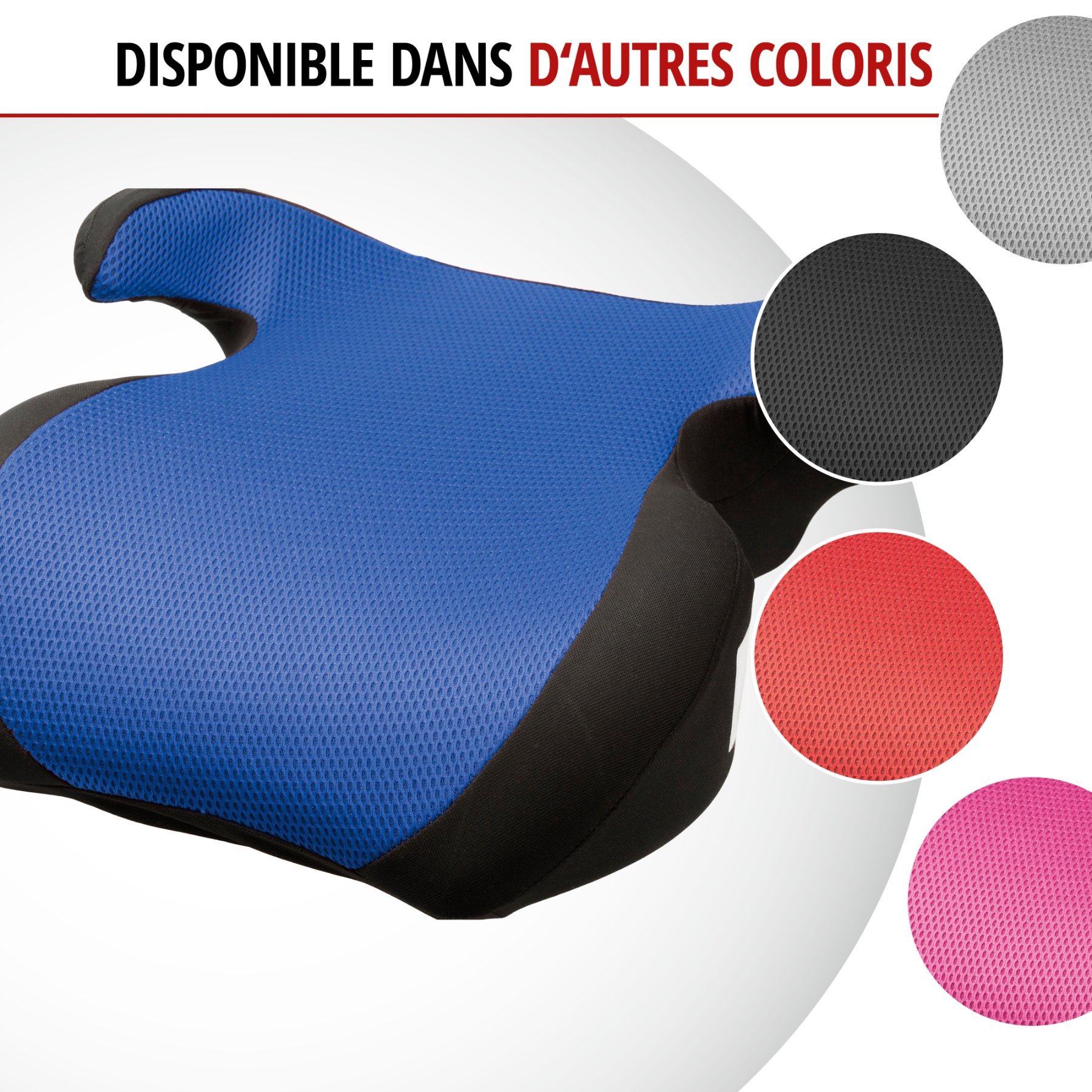 Rehausseur Lino noir/bleu