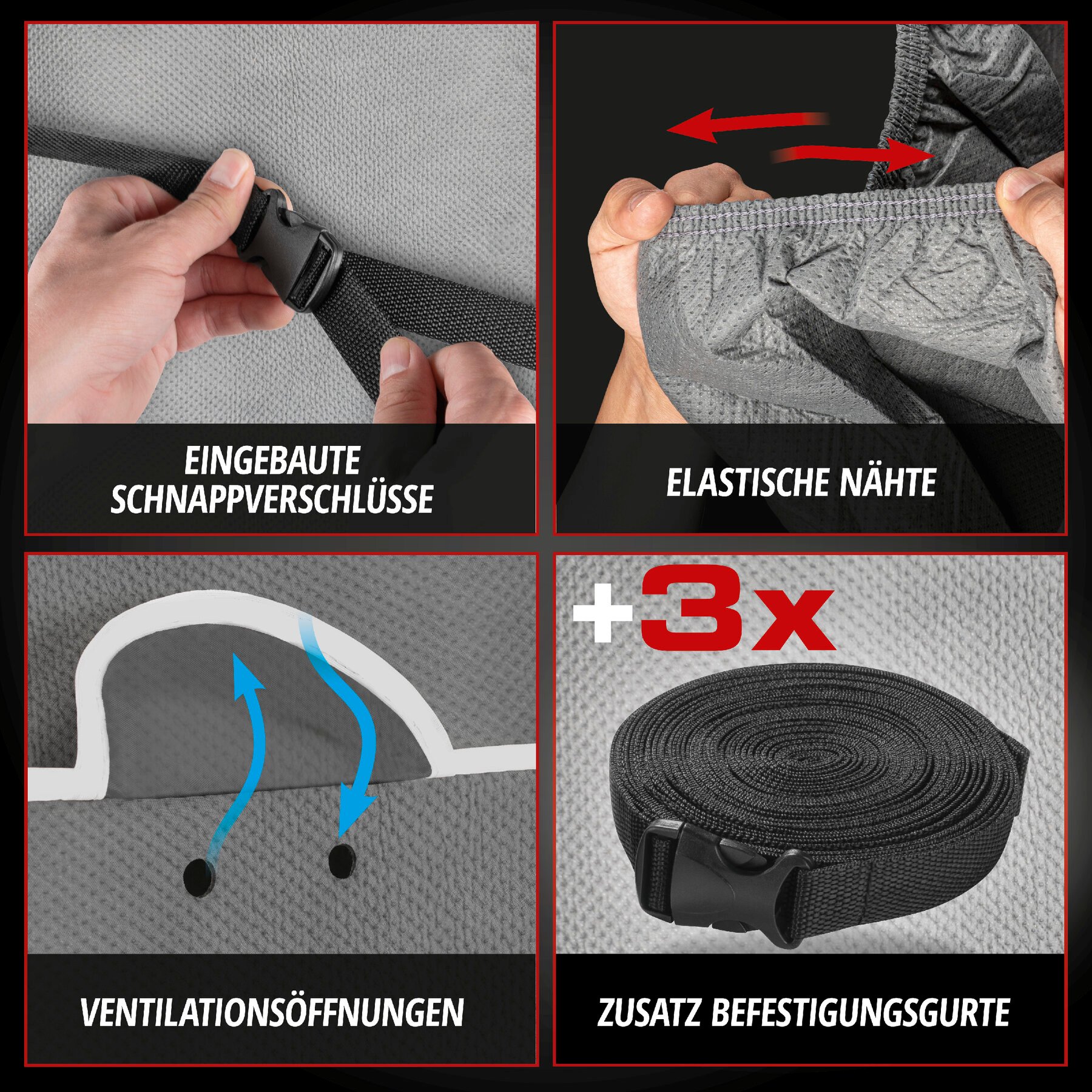 SUV Hagelschutzplane Hybrid UV Protect, Hagelschutzgarage Größe M