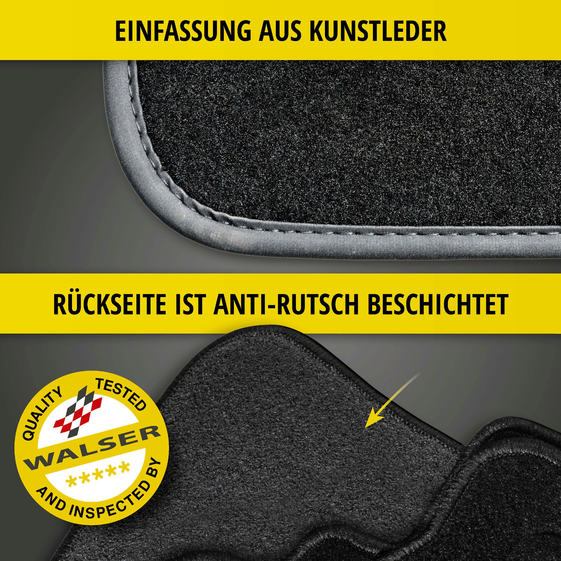 Premium Fußmatten für Audi Q7 01/2015-Heute