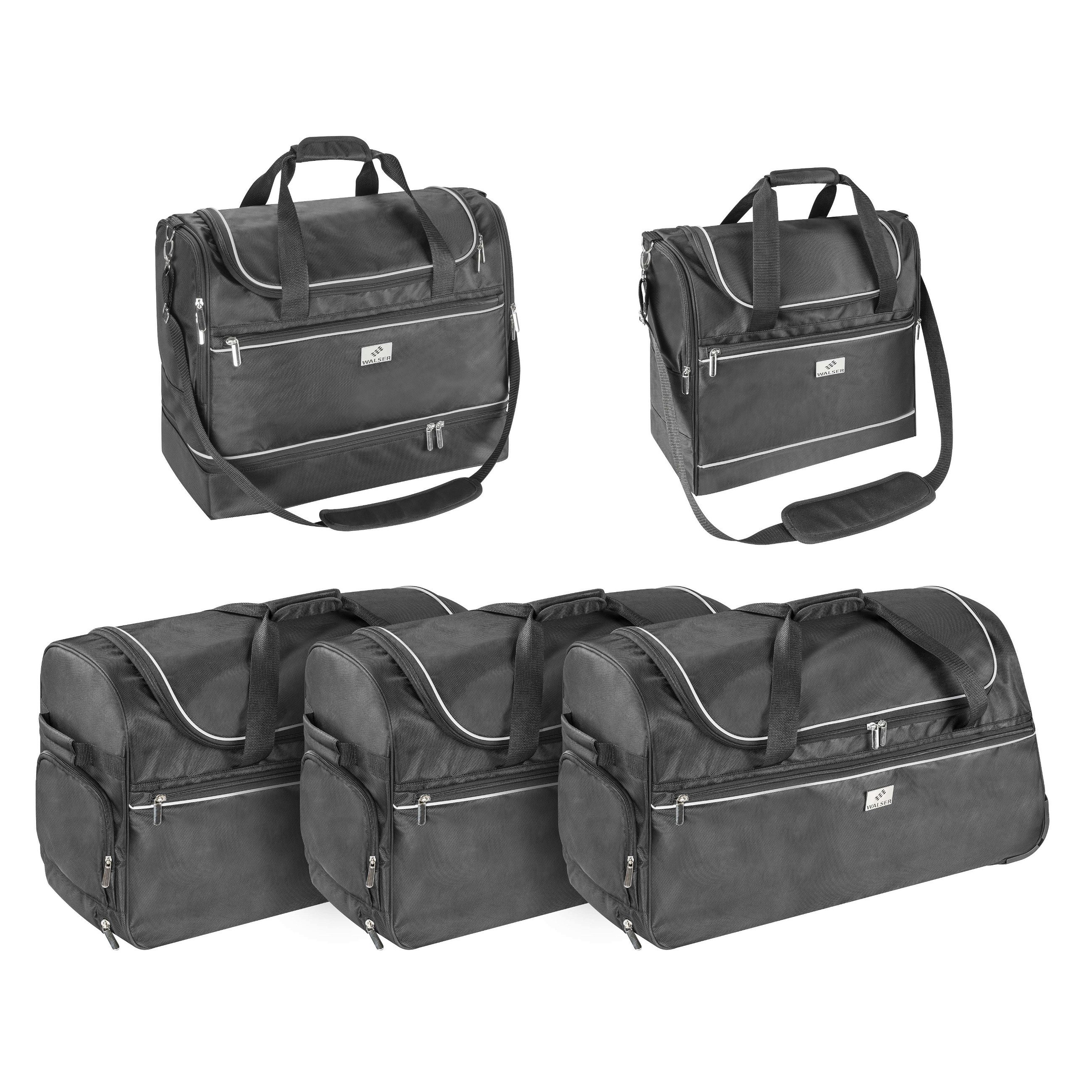 Carbags Set di Borse da Viaggio per Audi A6 Allroad C7 nero