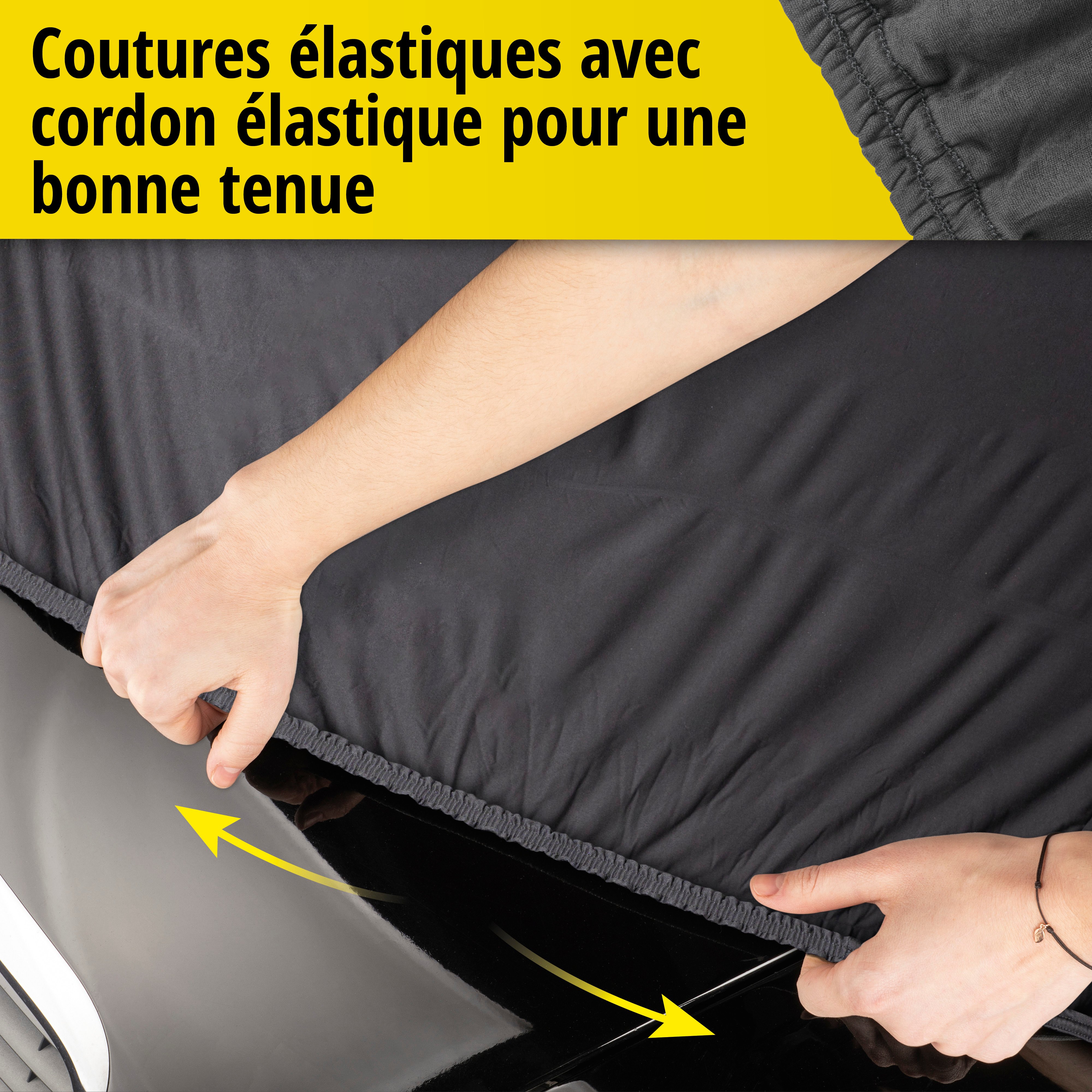 Bâche pour voiture d'intérieur Soft size 3 noir