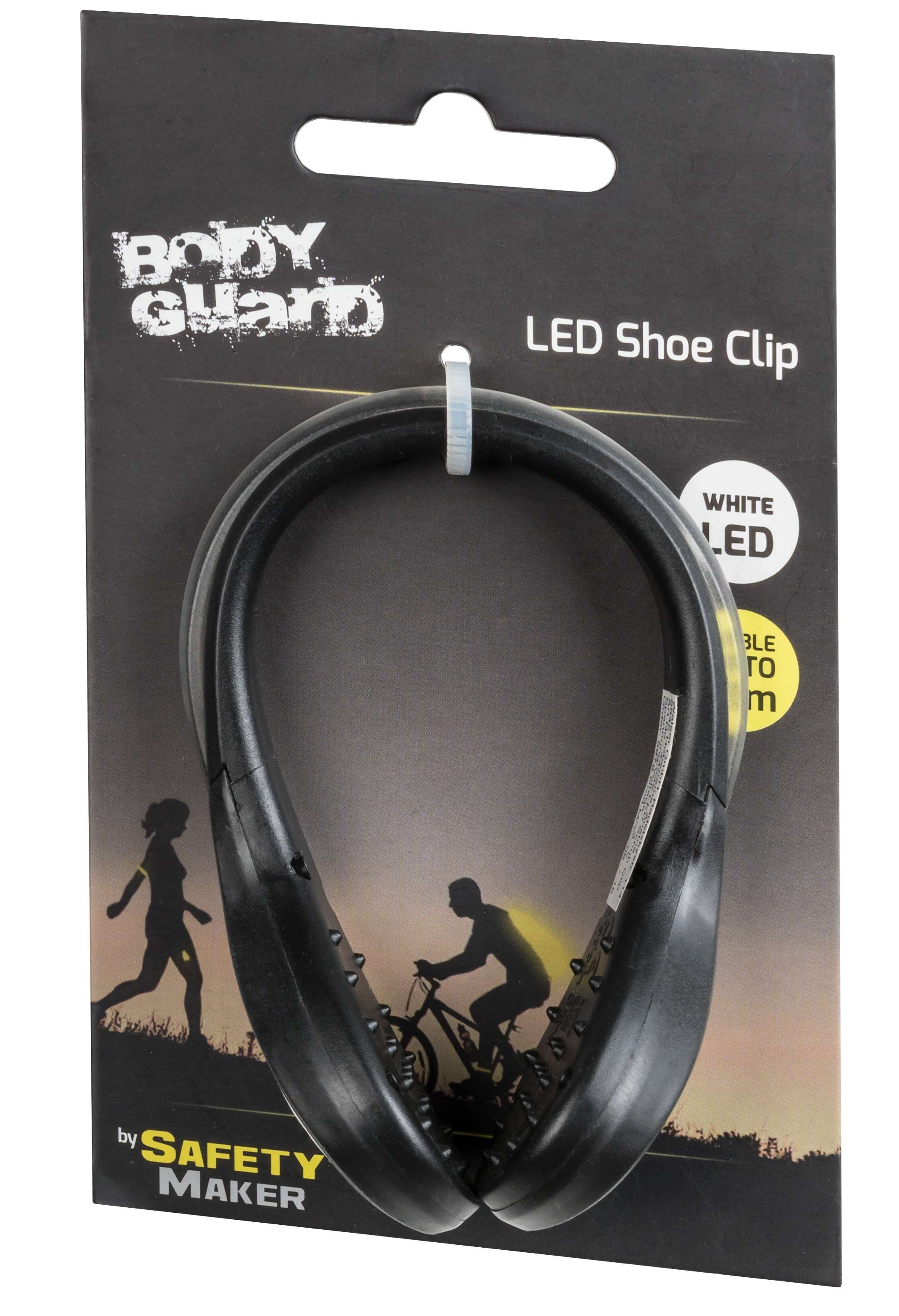 LED Schuh Clip, LED-Blinklicht weiss