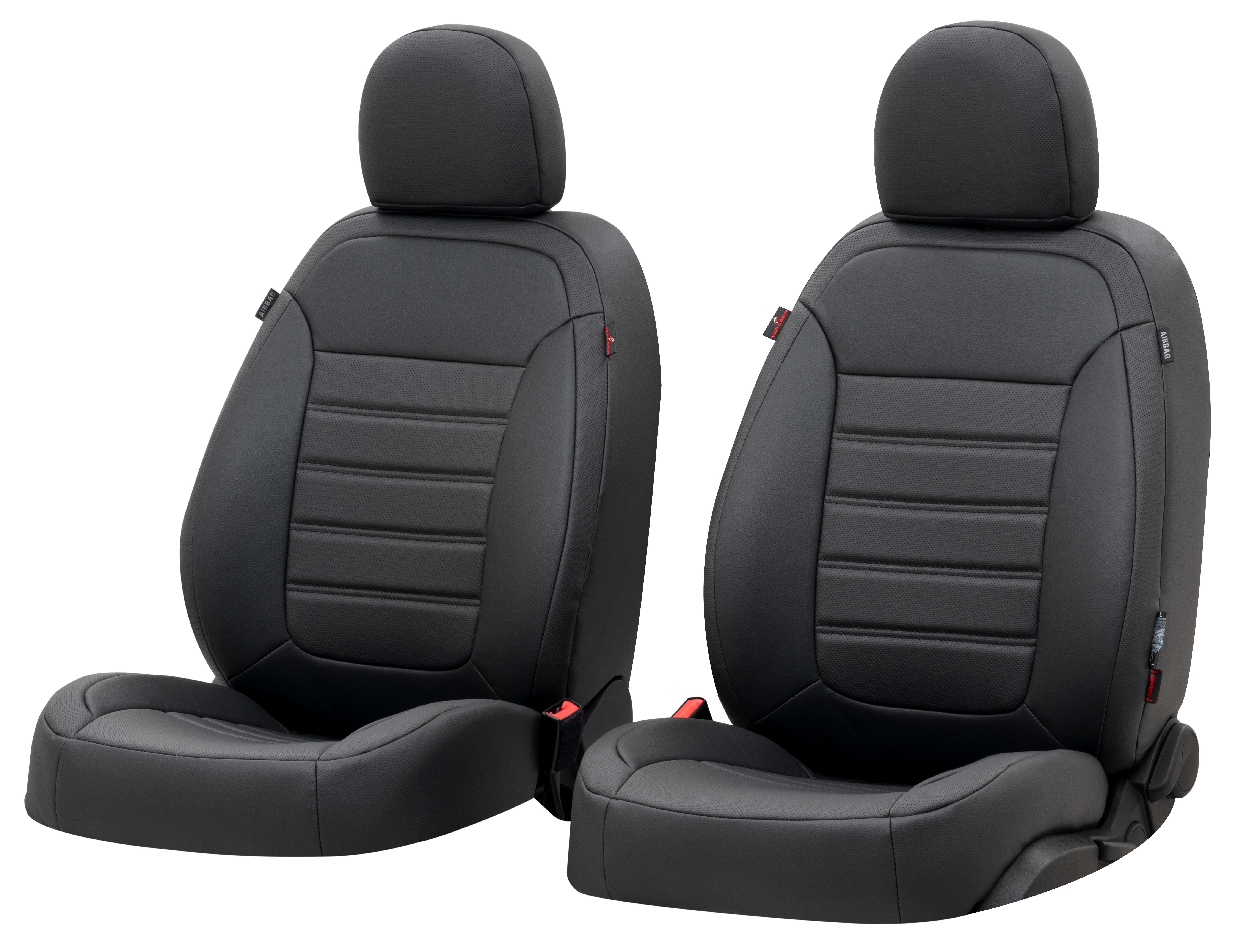 Passform Sitzbezug Robusto für VW Golf VII Comfortline 08/2012-03/2021, 2 Einzelsitzbezüge für Normalsitze