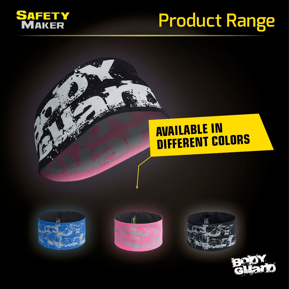 Reversible headband pink-silver