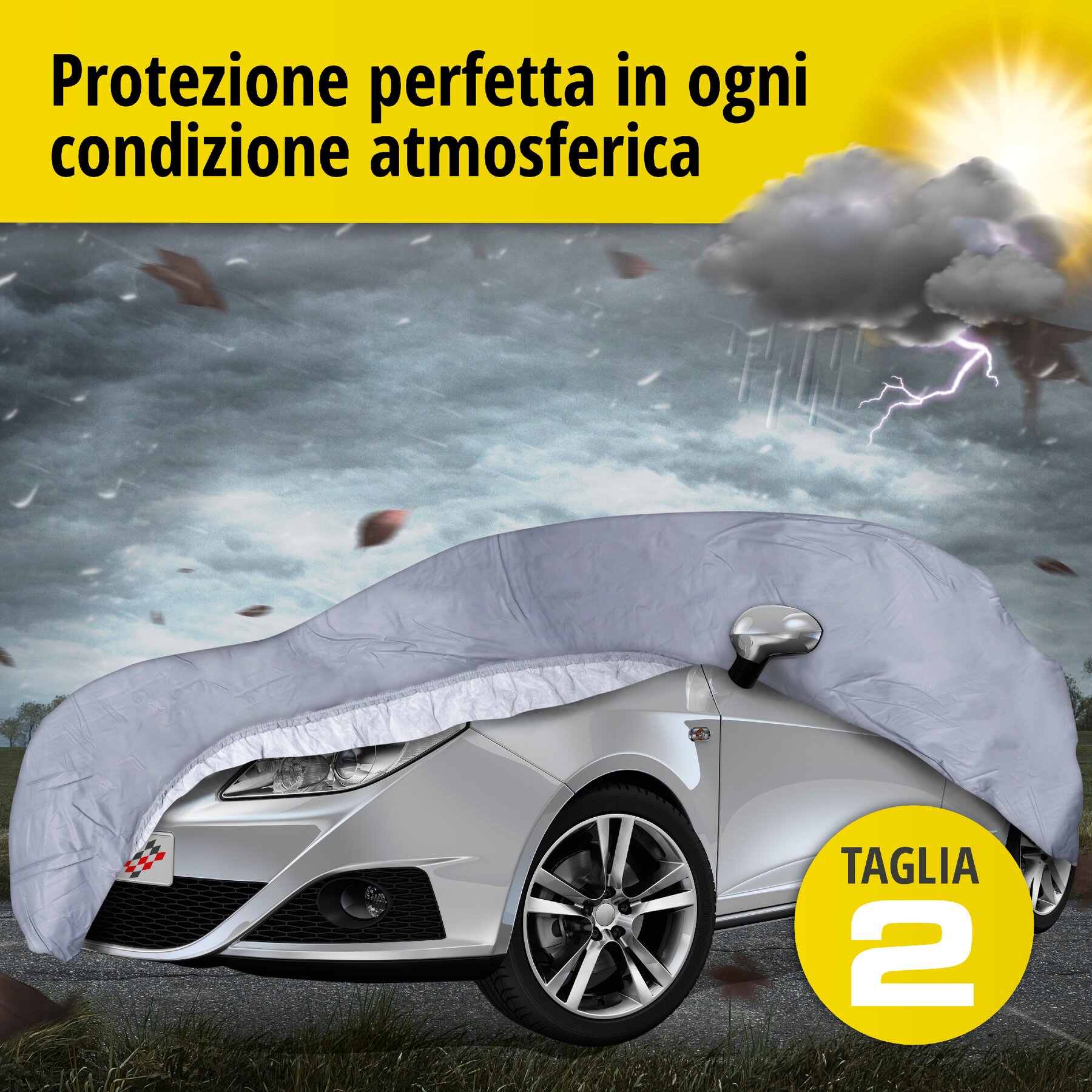 Telone protettivo All Weather Premium size 2 grigio