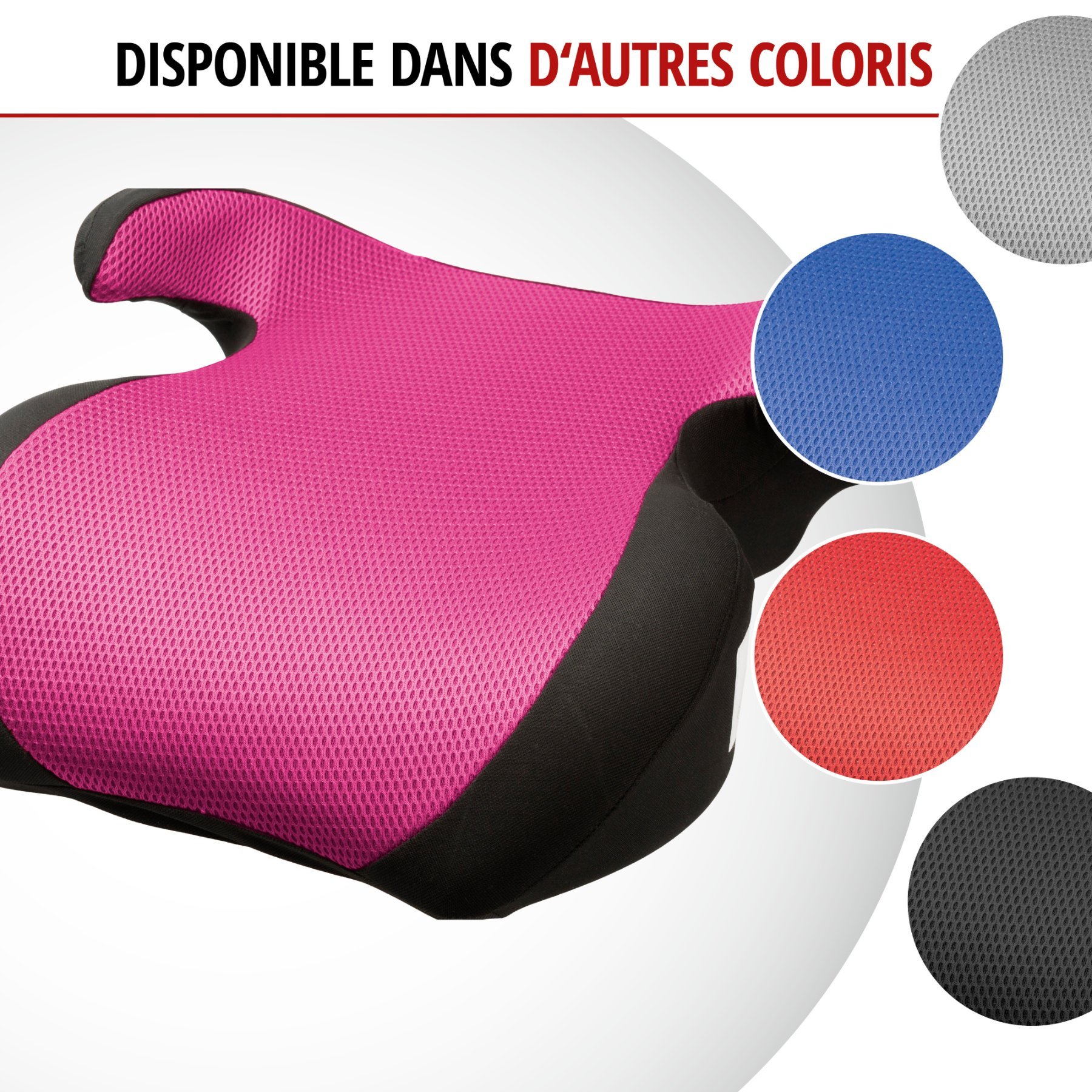 Rehausseur Lino noir/rose