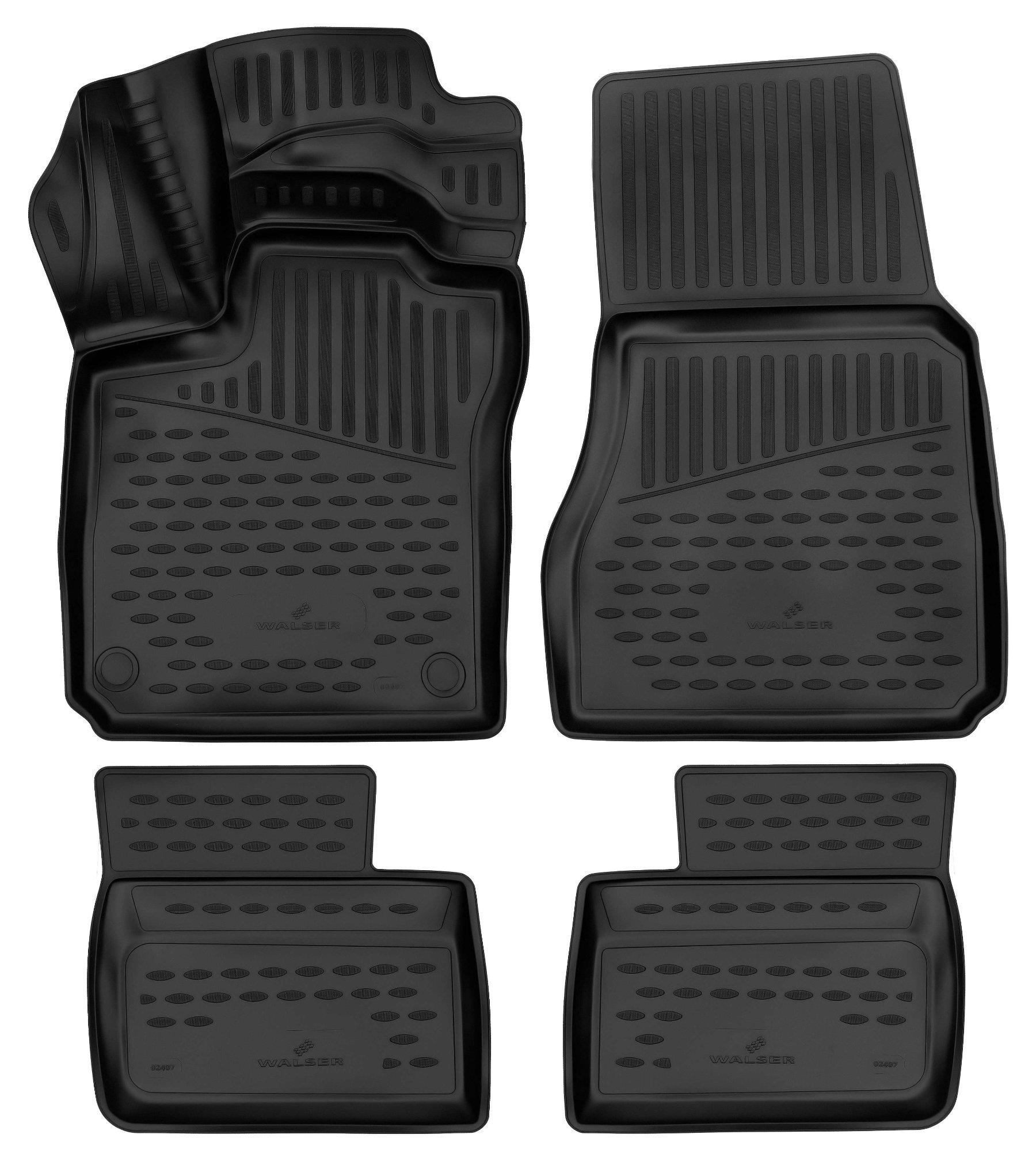 Rubberen Voetmatten XTR geschikt voor Renault Twingo III (BCM) 09/2014-Vandaag