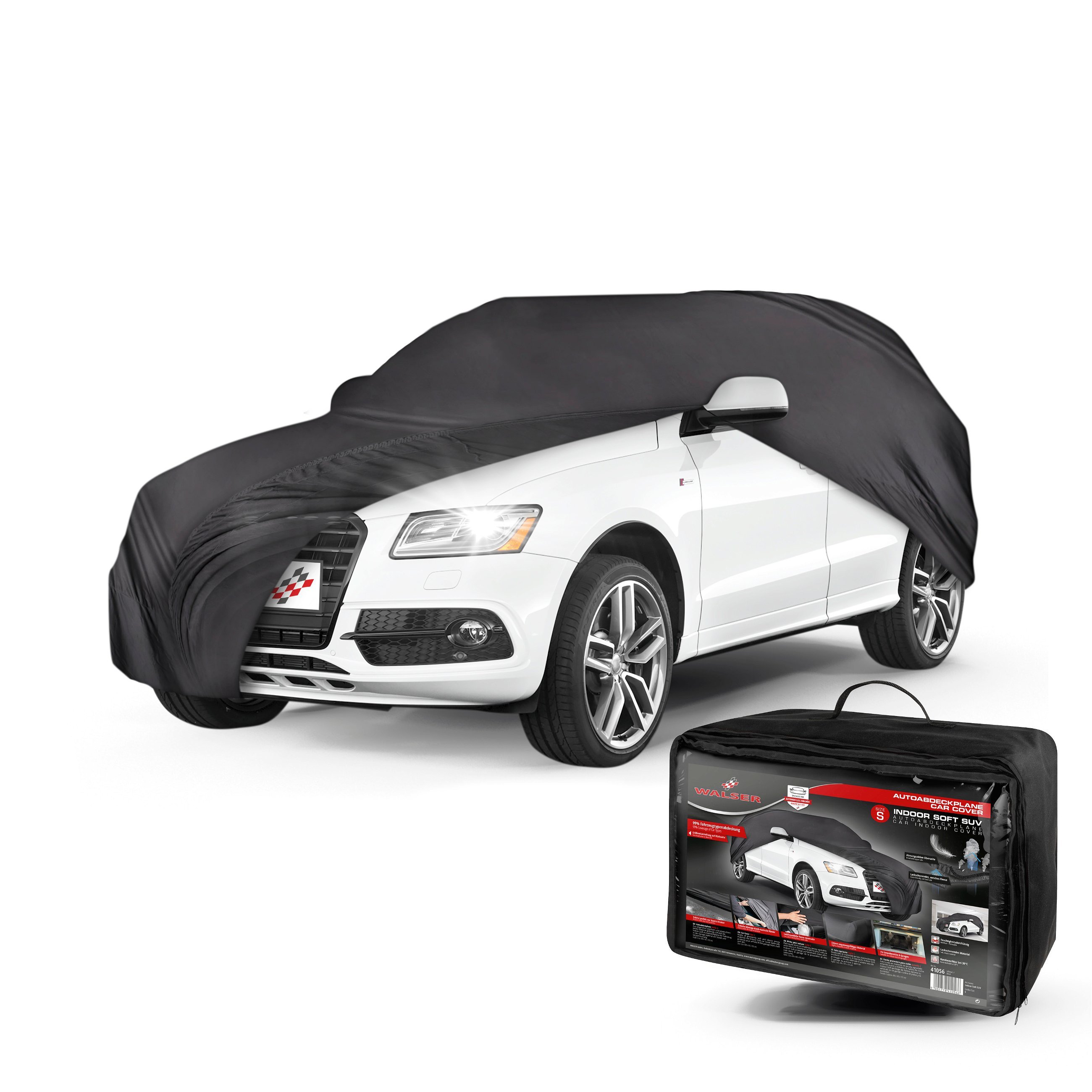 Car tarpaulin Indoor Soft SUV size S black