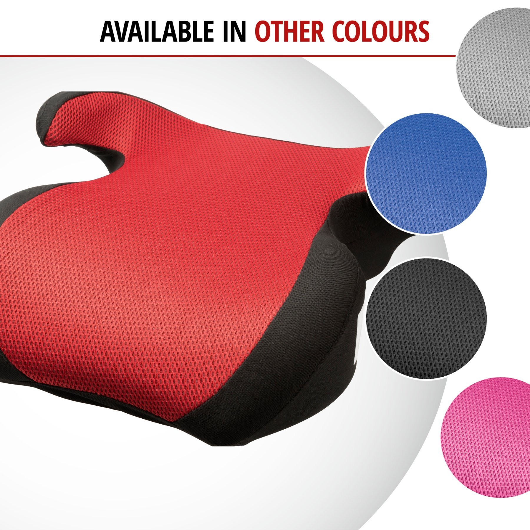 Booster seat Lino black/red