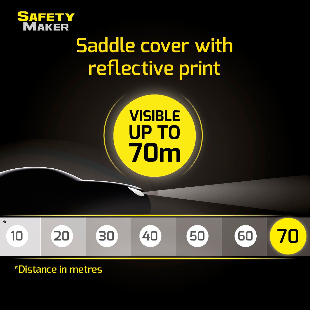Saddle cover black