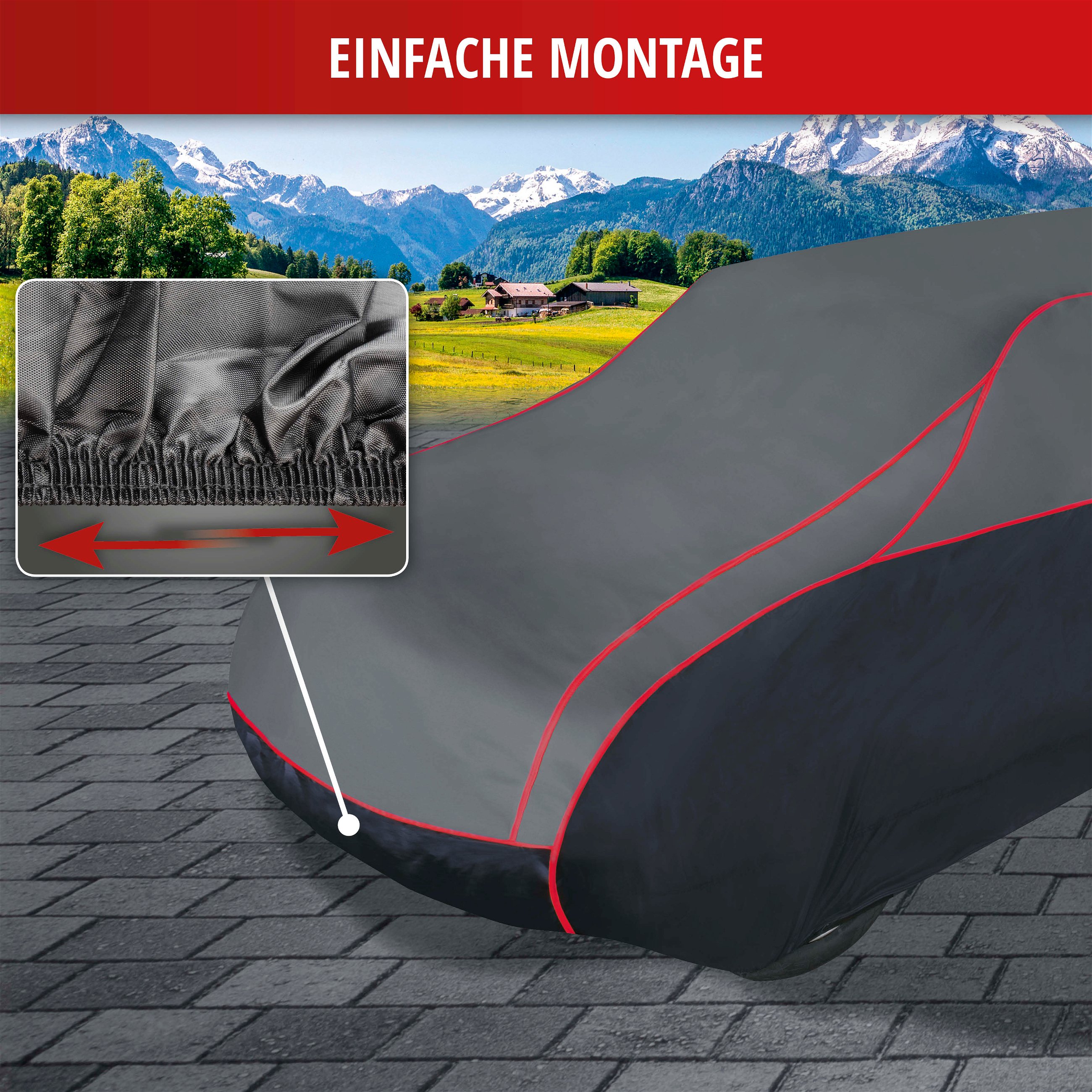 SUV Hagelschutzplane Premium Hybrid, Hagelschutzgarage Größe M
