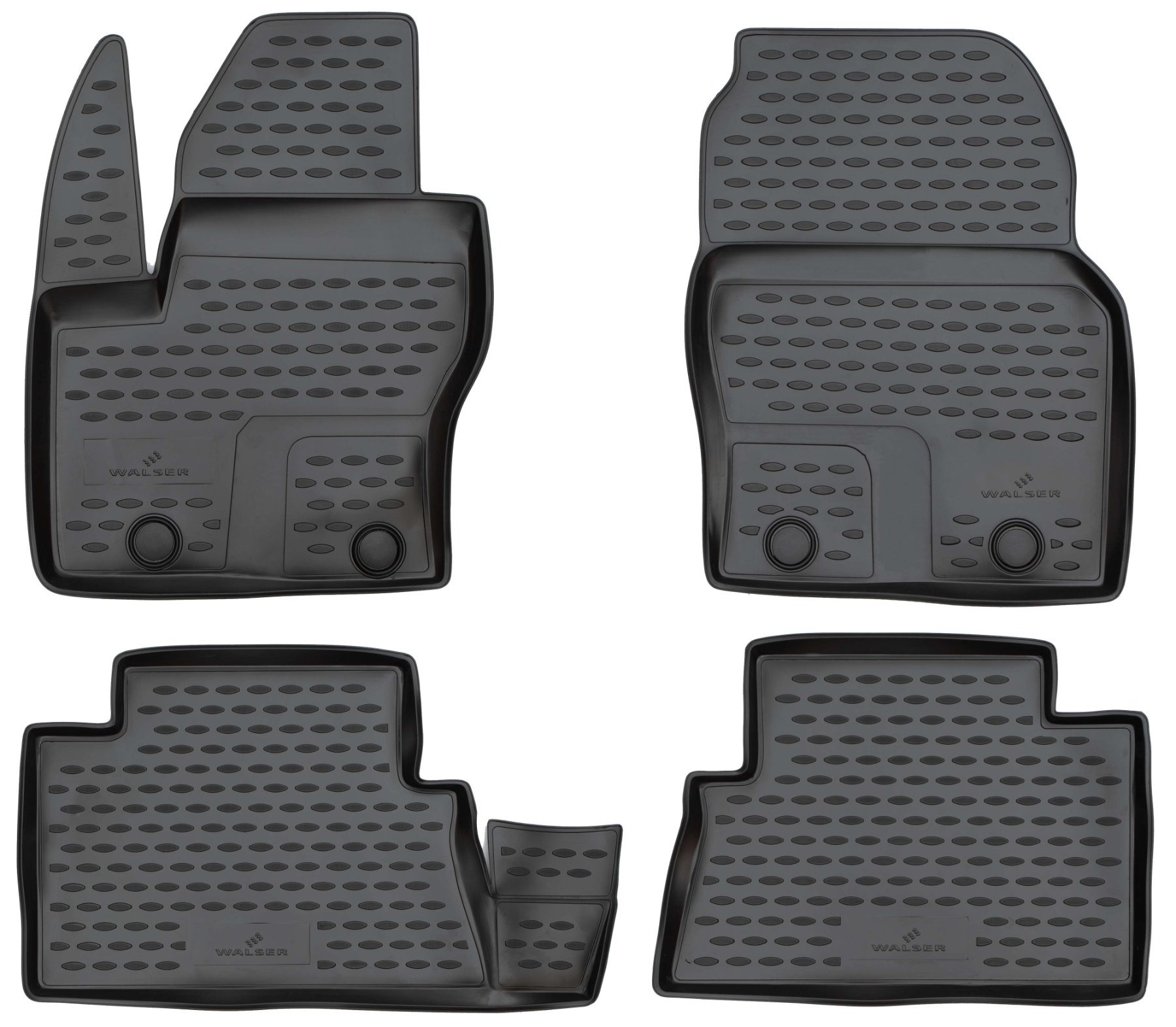 Tappetini in gomma per auto su misura XTR per Ford C-Max II (DXA, CEU, CB7) 04/2010-Facelift 2013