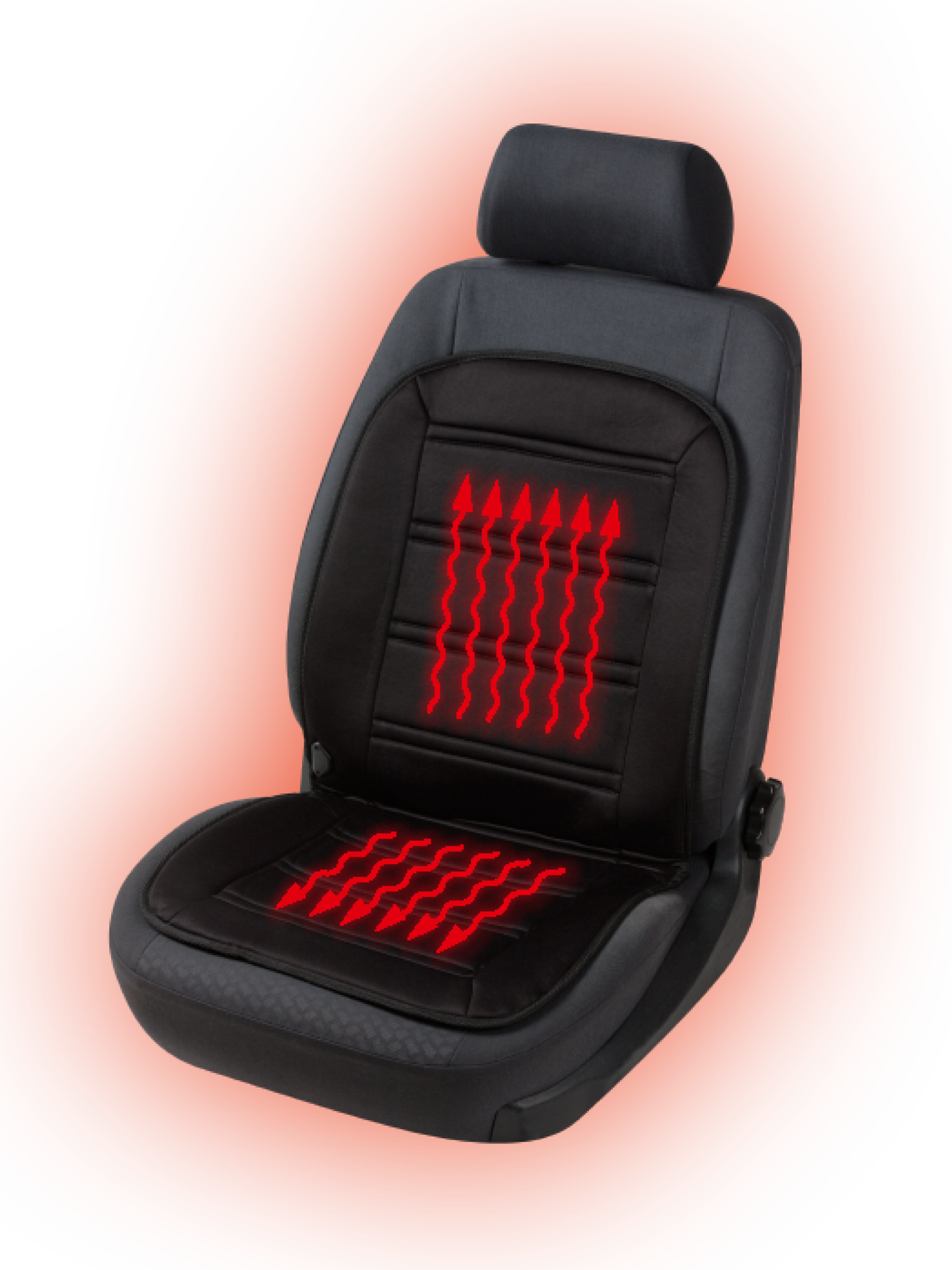 Woorea Coussin de siège de Voiture Chauffant Coussin de Chauffage de siège de Voiture Individuel Coussin Chauffant de Bureau Tapis de Coussin de Chauffage électrique extérieur 