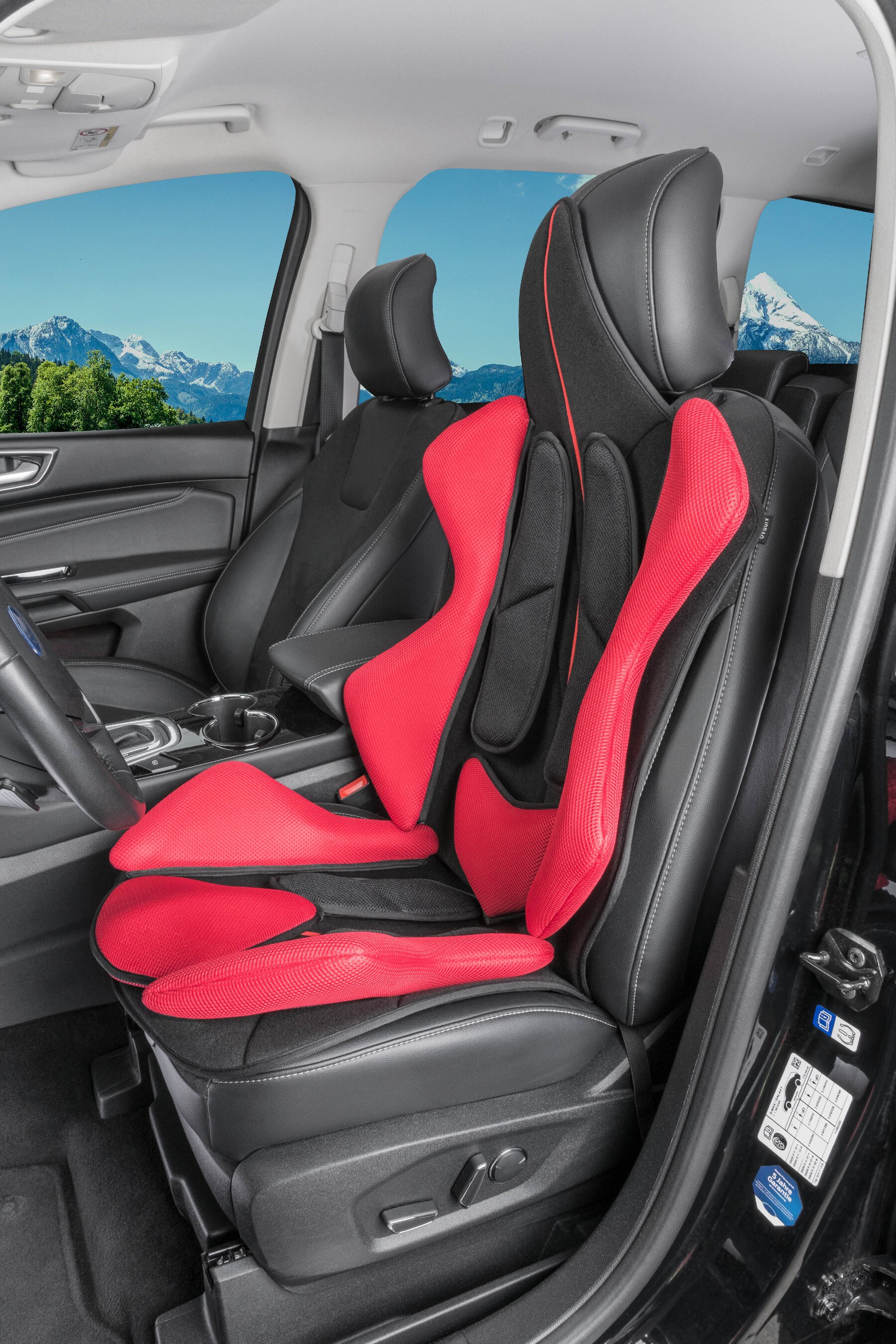 Autostoelhoes stoelbeschermer autostoelhoes X-Race rood zwart