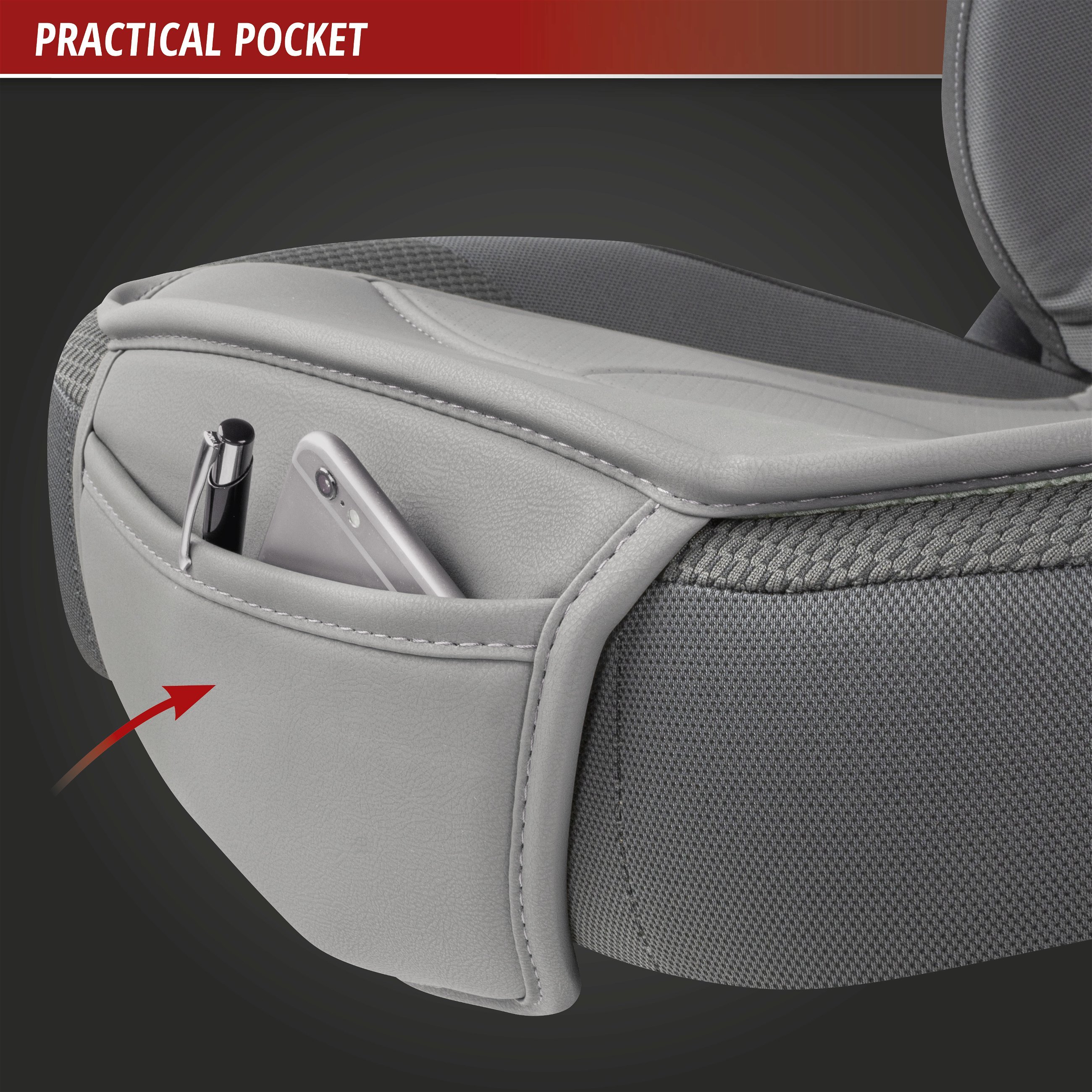 Car seat cover Lewis grey
