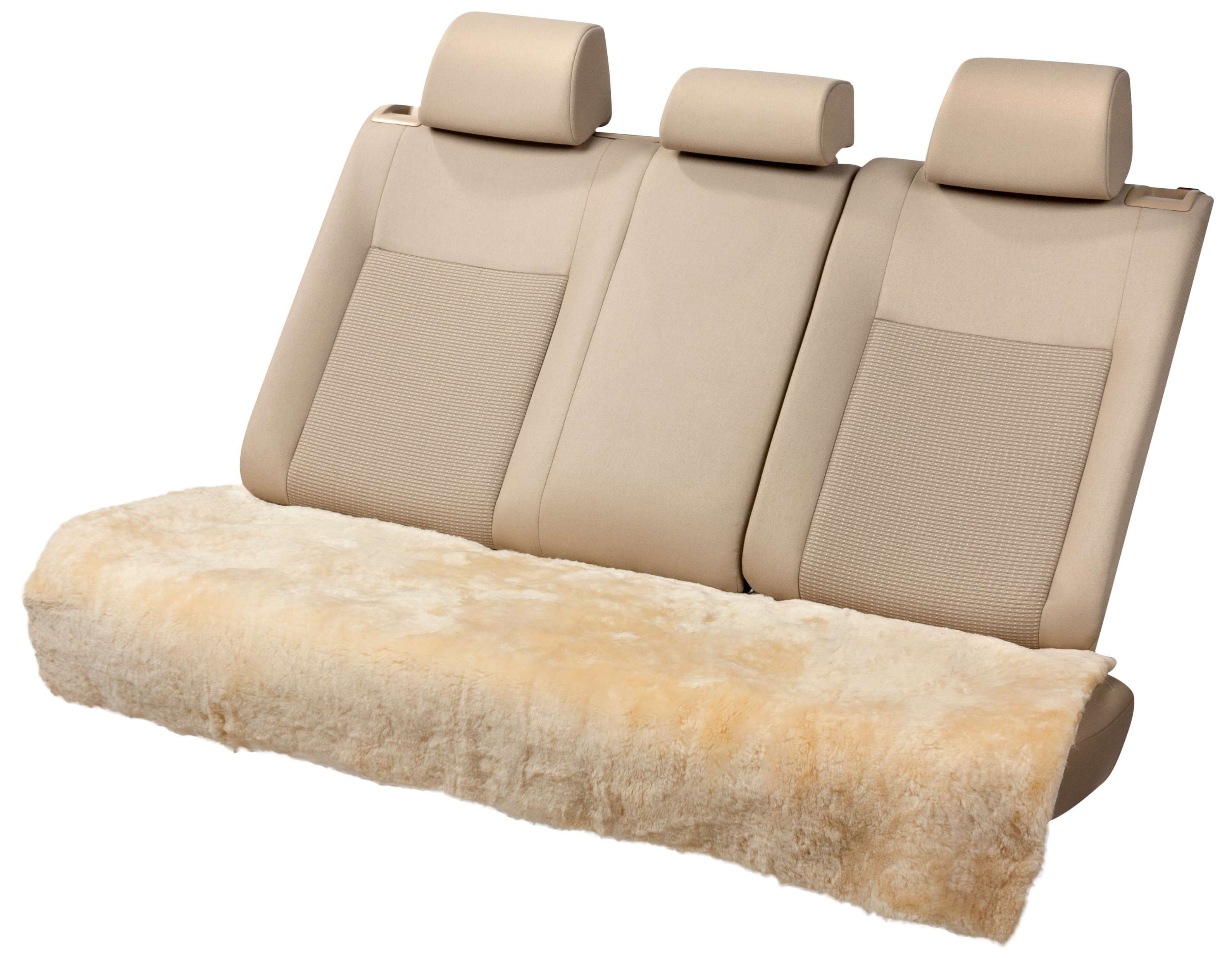 Lammfell Ruckbank Sitzauflage Cacey Beige 120x60 Cm Sitzauflagen