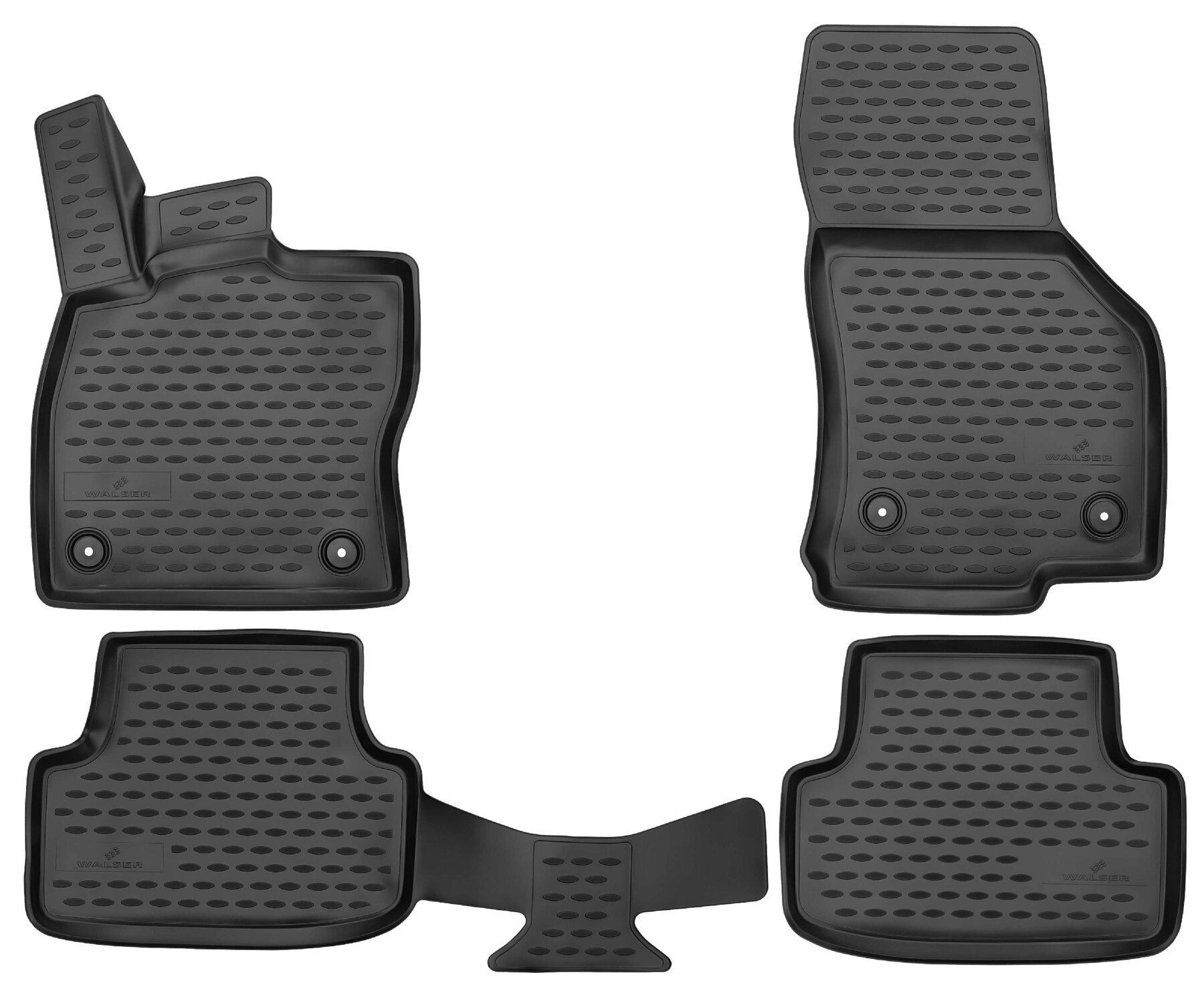 Tappetini in gomma per auto su misura XTR per Seat Leon 09/2012-2020, Seat Leon ST (5F8) 2012-2020