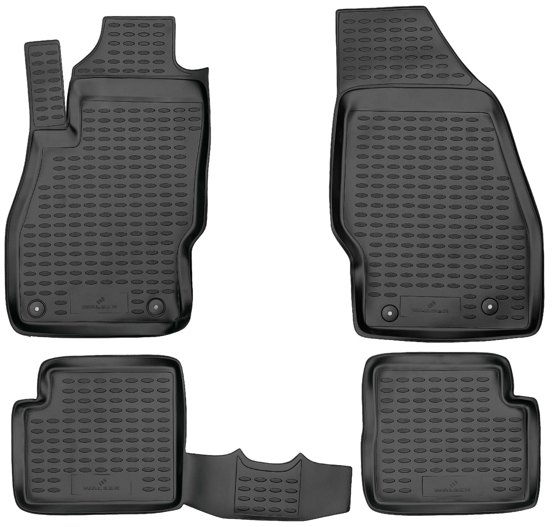 Tappetini in gomma per auto su misura XTR per Opel Corsa D, 2006 - 2014, Tappetini in gomma per Opel Corsa D, Tappetini in gomma per Opel