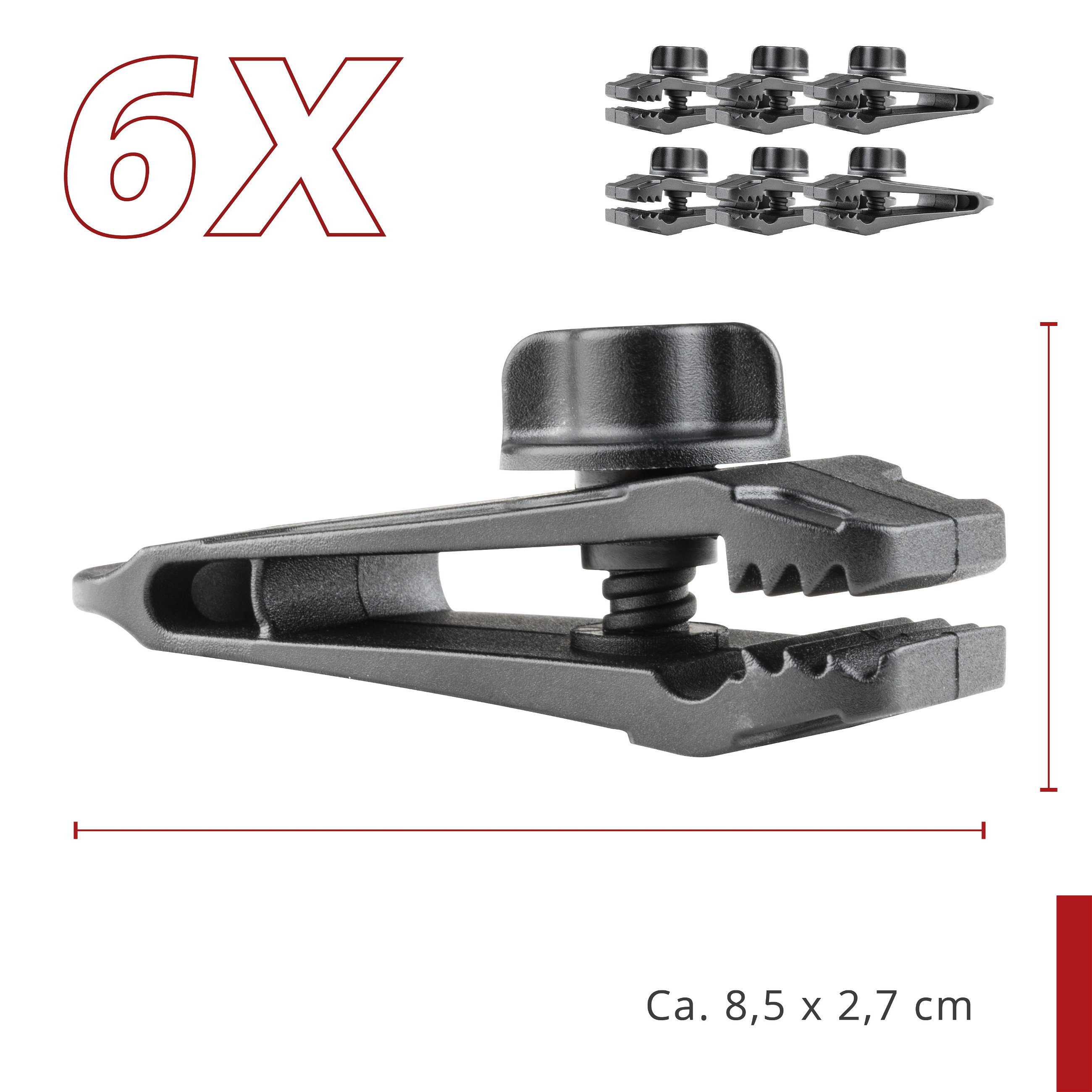 Supporto a vite Fix It, pinze a vite 6pz.
