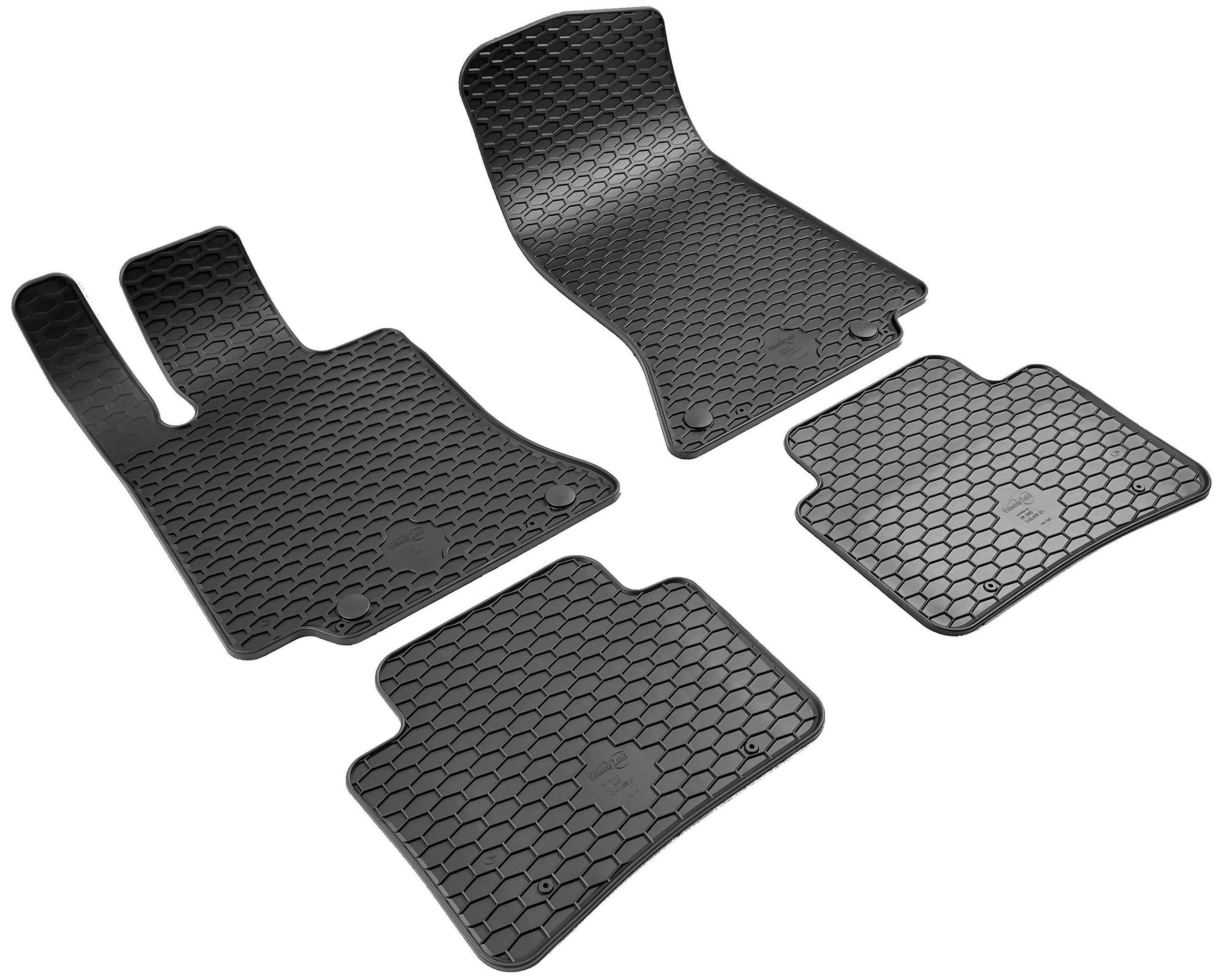 Tapis en caoutchouc DirtGuard pour Mercedes-Benz classe c (S206)/C-Klasse T-Modell (W206) 2021-auj., CLE Cabriolet (A236) 2024-auj., CLE (C236) 2023-auj.