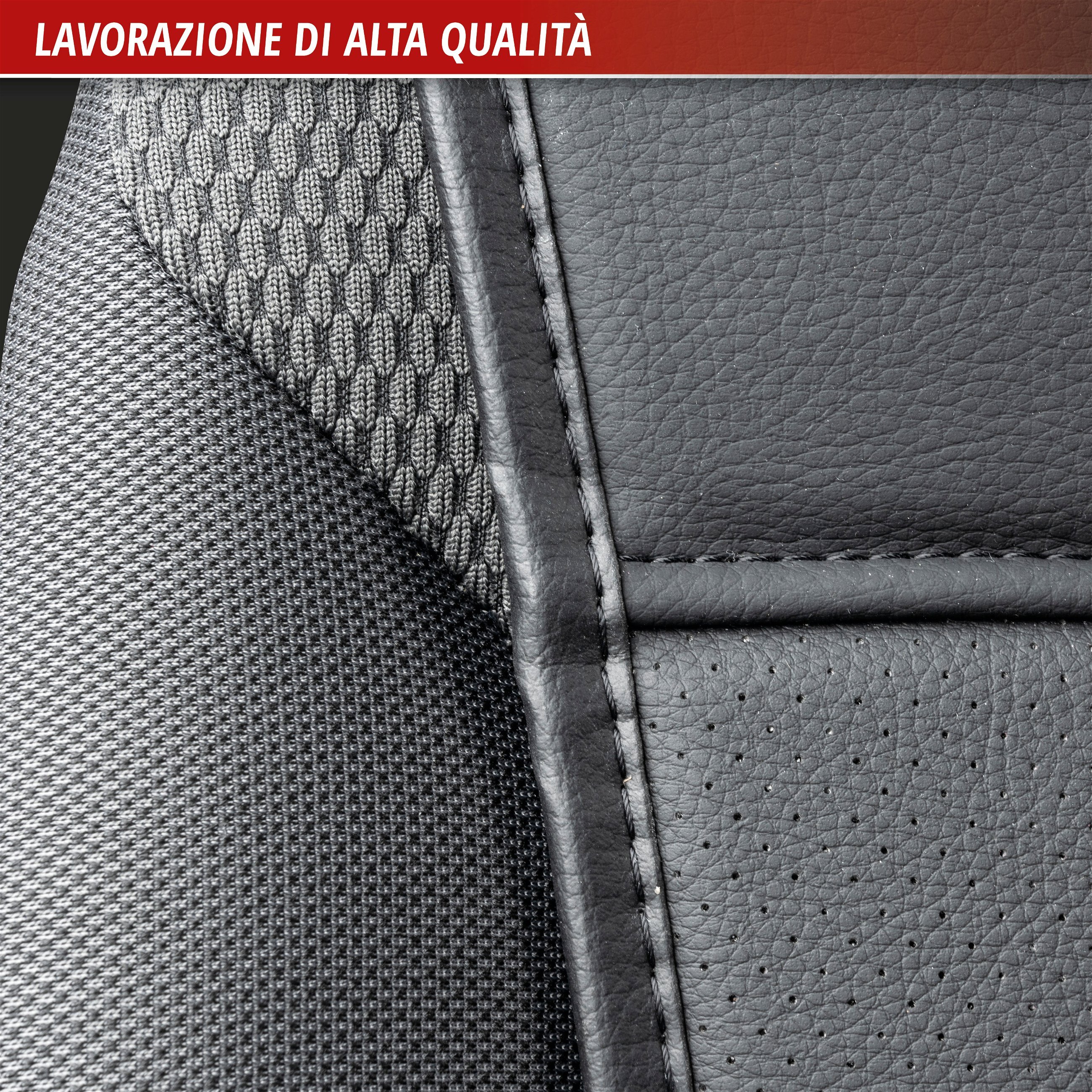 Coprisedili per auto Lewis nero
