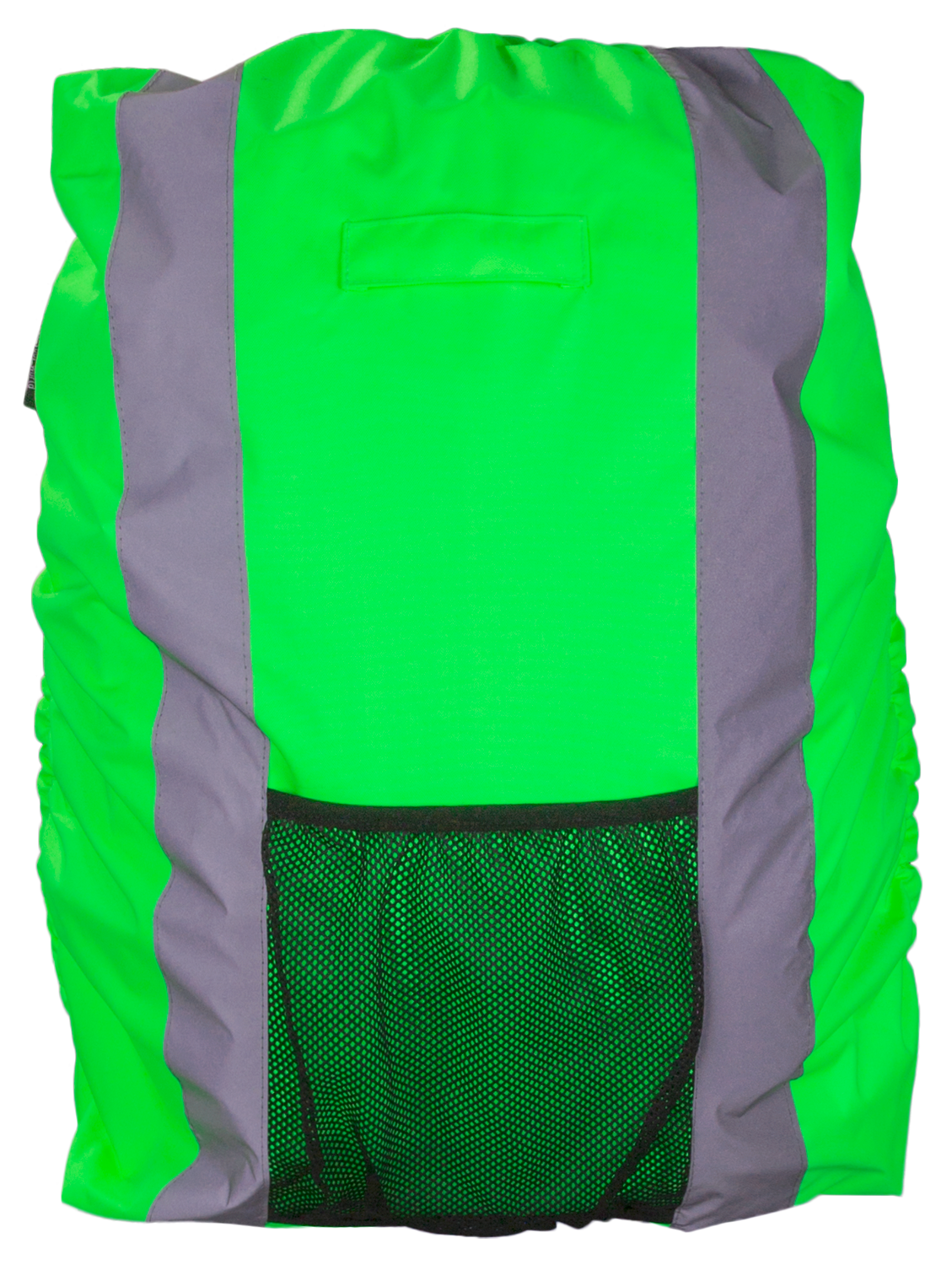 Reflective backpack cover green 30L