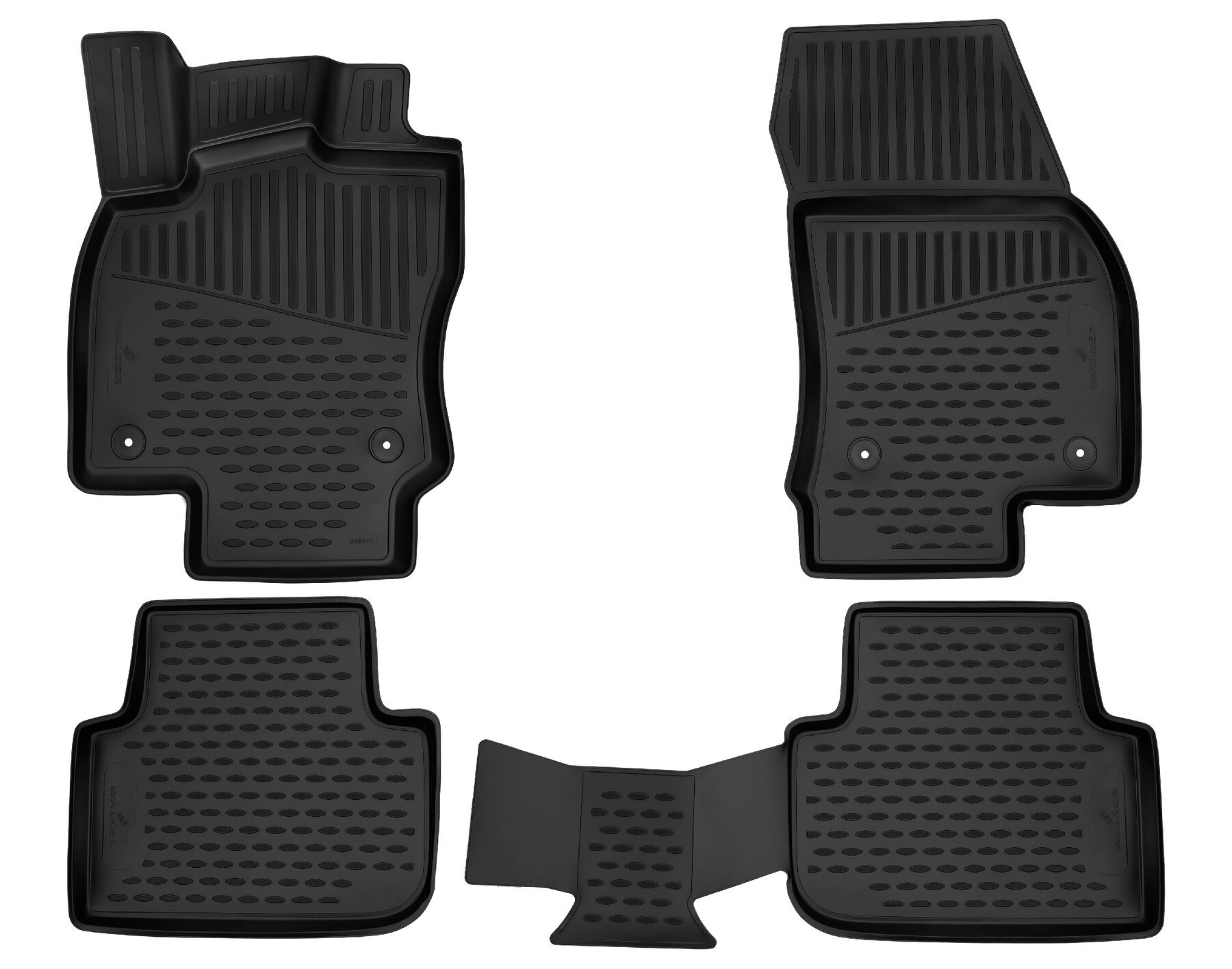 XTR Rubber Mats for VW Tiguan II (AD1, AX1) 2016-Today