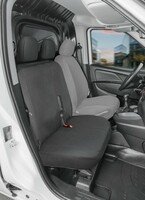 Walser 10532 Charcoal Ford Transit Fitted SEAT Covers for Double Bench Front Fabric from 05/ Walser 10532 Charcoal Ford Transit Fitted SEAT Covers for Double Bench Front Fabric from 05/