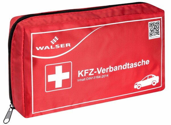 KFZ first aid kit red according to DIN 13164