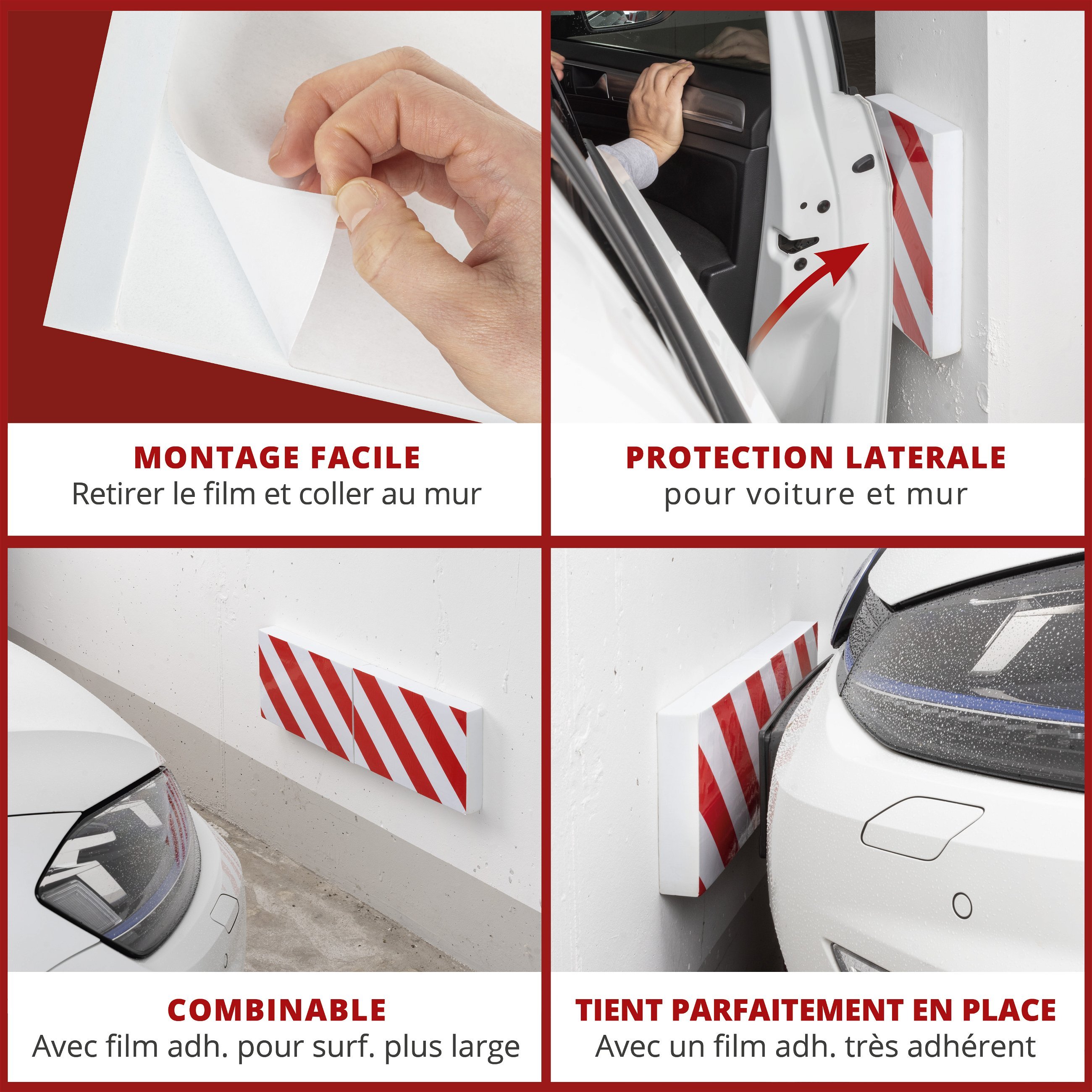 Protection de mur de garage Protection de mur de porte de voiture