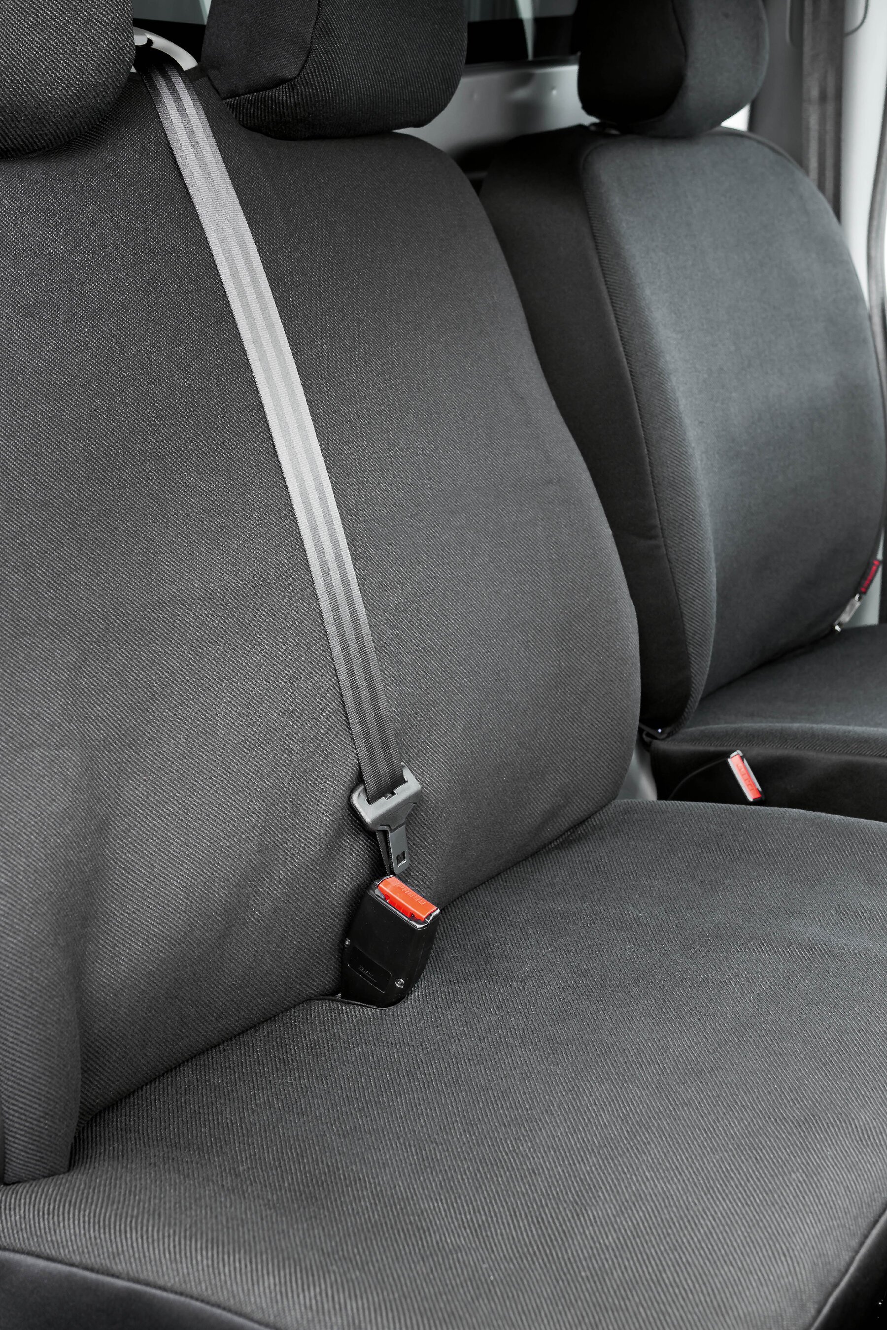 Housse de siège Transporter en tissu pour Opel Vivaro, Renault Traffic, Nissan Primastar, siège simple & double