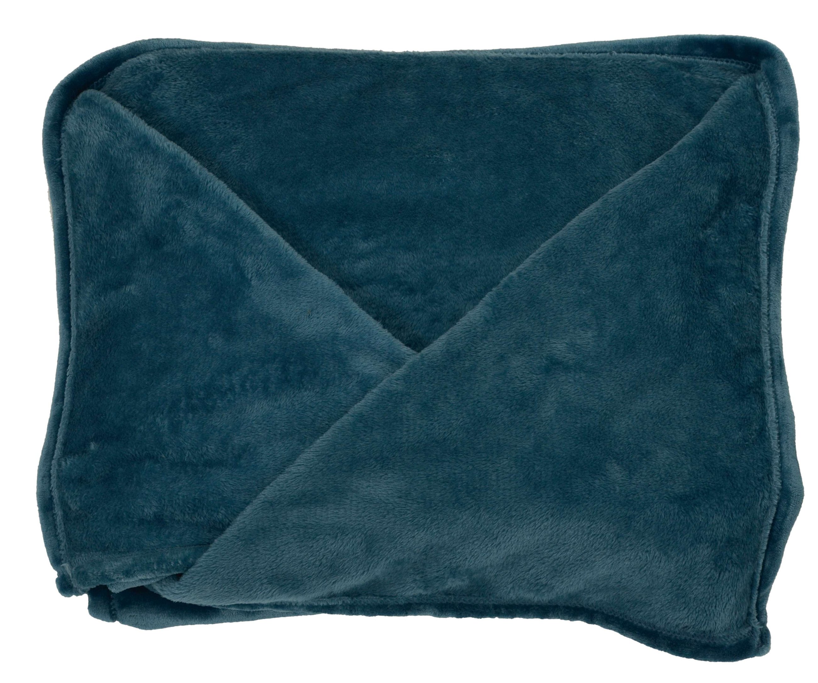 Snuggle fleece blanket with sleeves blue 150x180cm