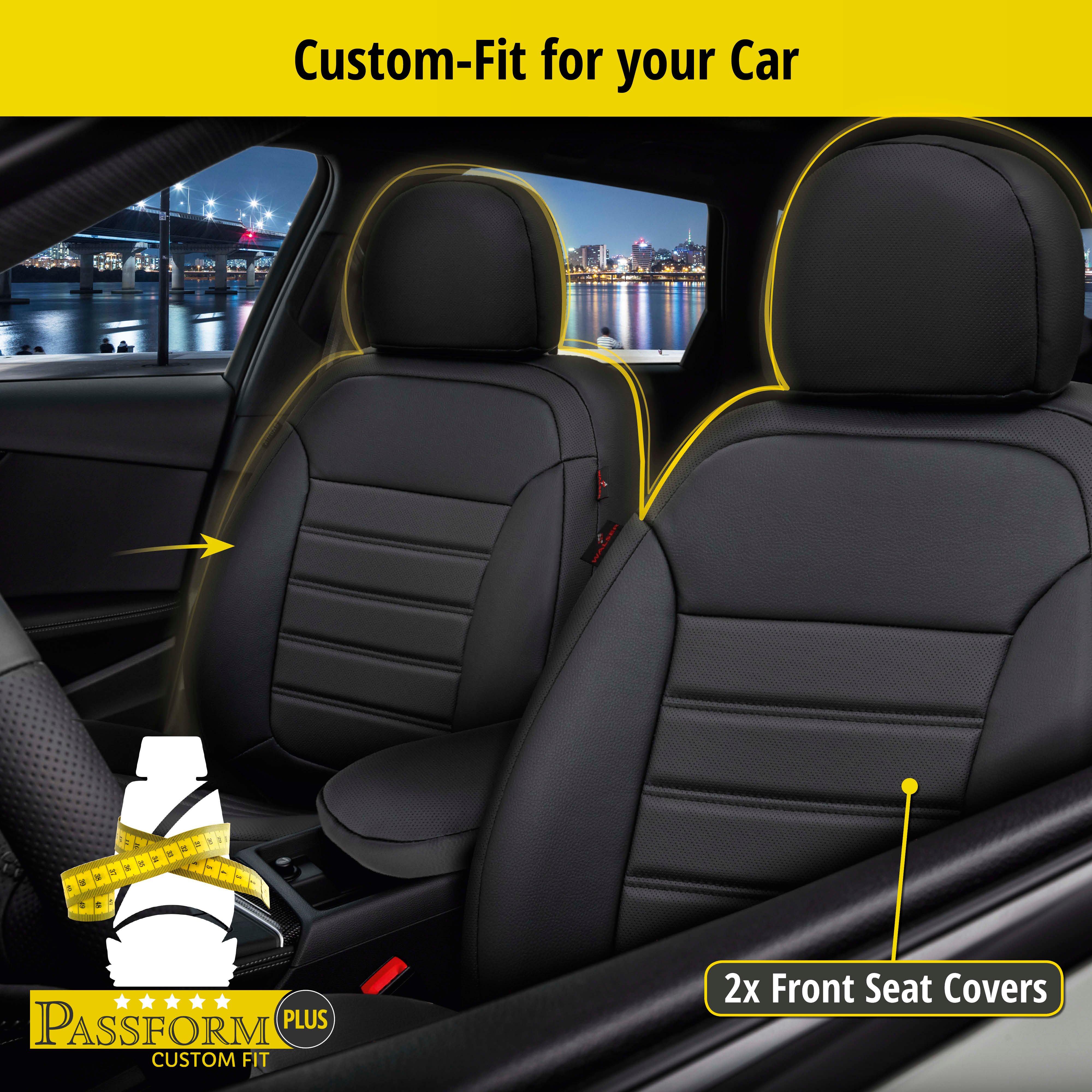Seat Cover Robusto for Skoda Fabia 2014-Today, 2 seat covers for normal seats