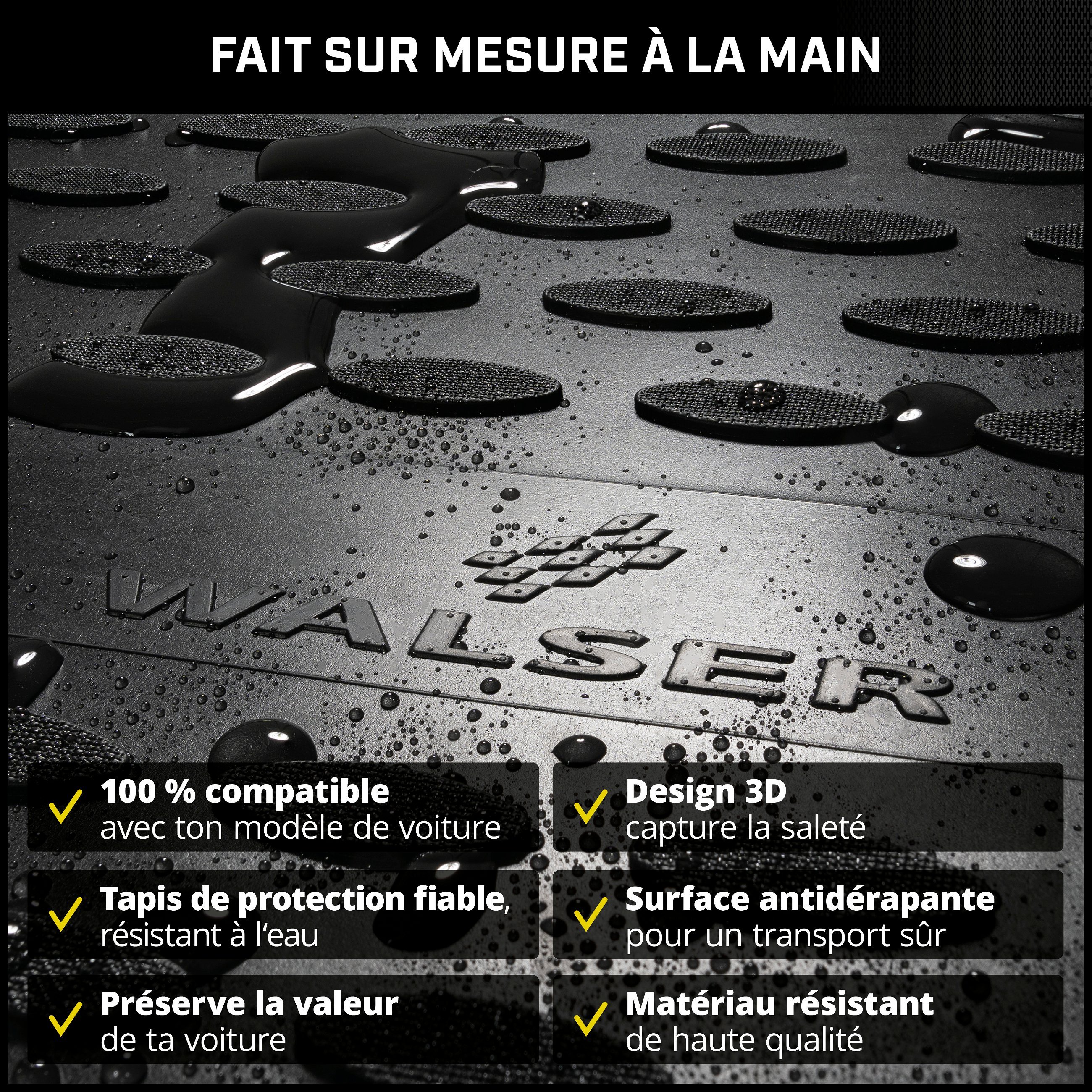 Tapis en caoutchouc XTR pour Ford Mondeo IV 03/2007 - 01/2015