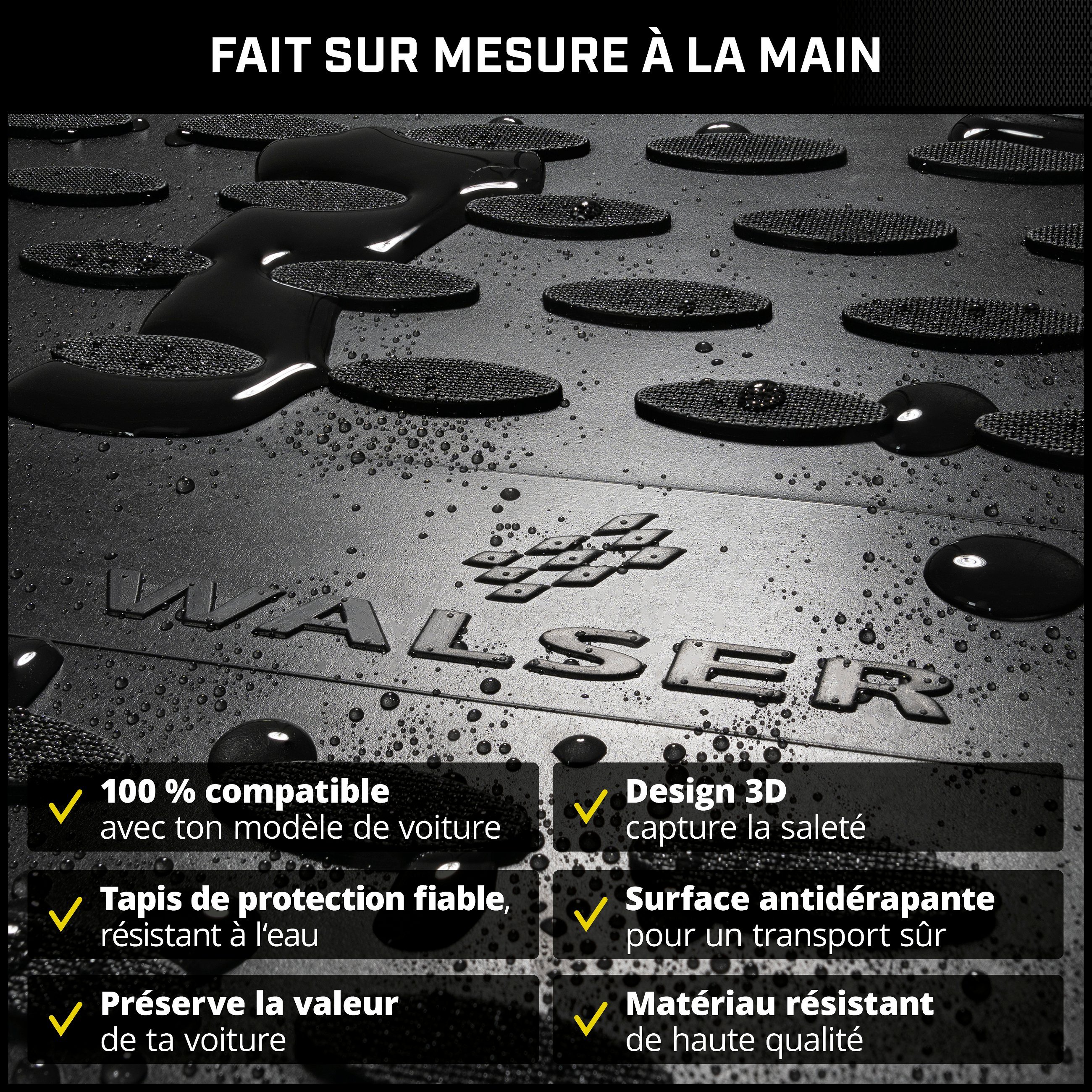 Tapis en caoutchouc XTR pour BMW 1er 07/2019-Auj.