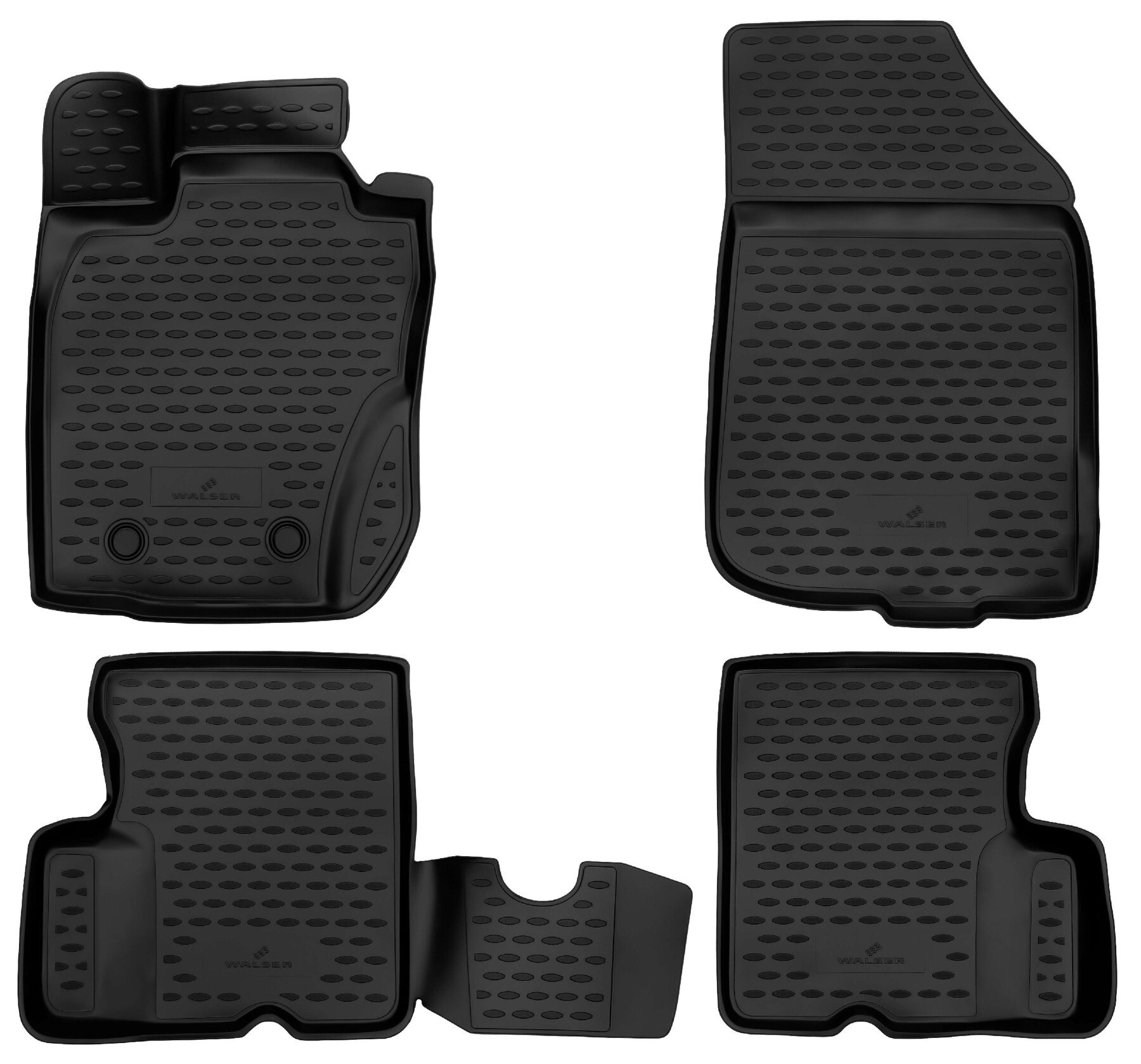 Gummimatten XTR für Dacia Duster Allrad (HS) 04/2010-01/2018