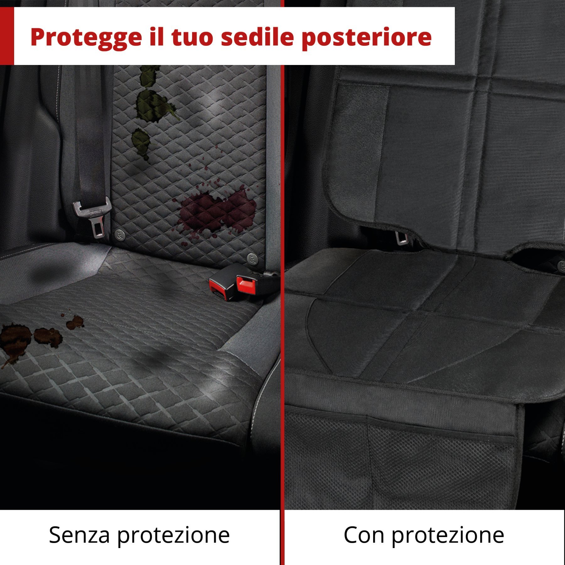 Cuscino per seggiolino George Premium XL, cuscinetto protettivo per bambini nero