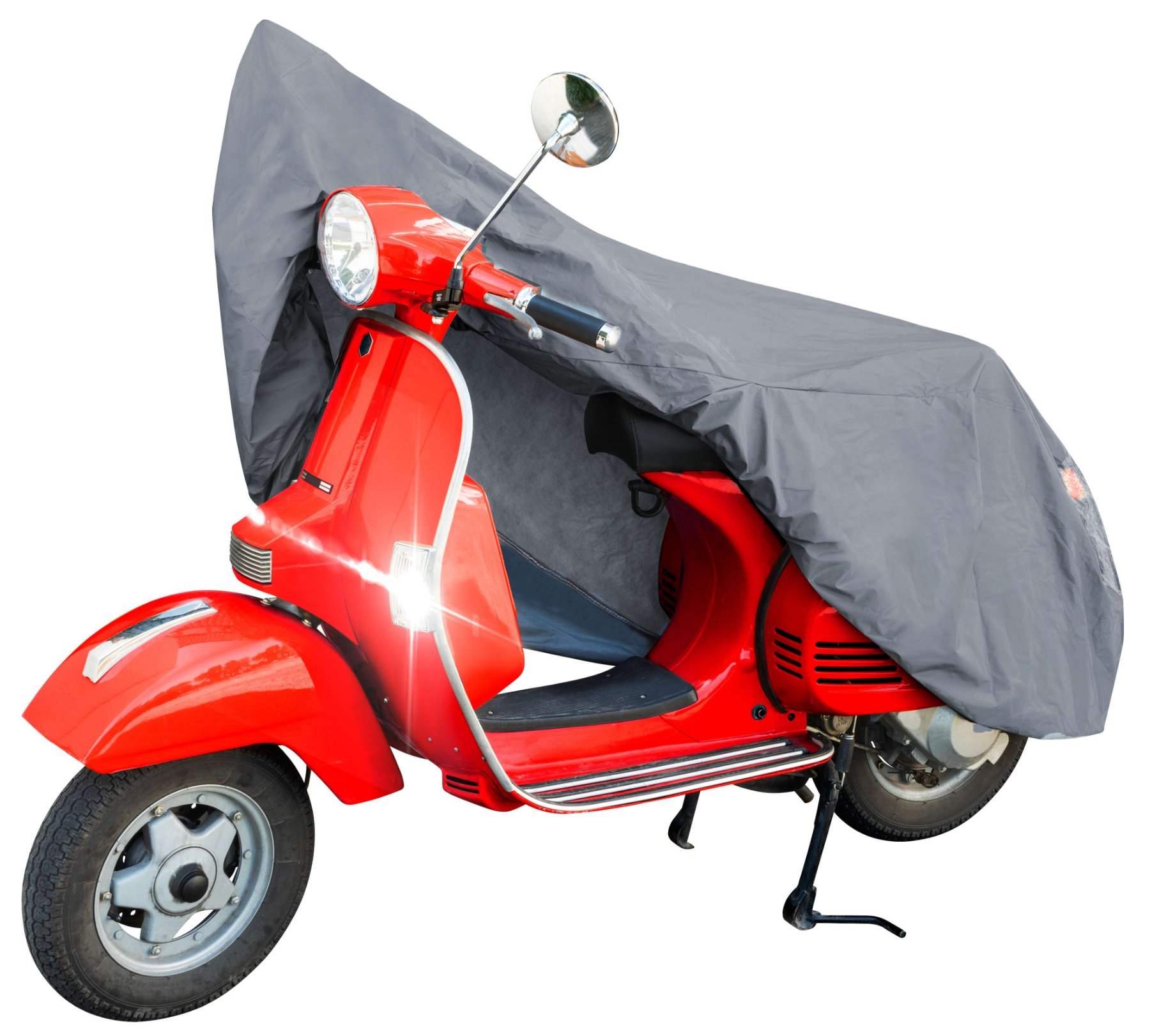 Motorcycle garage Scooter size S PVC - 185 x 90 x 110 cm grey