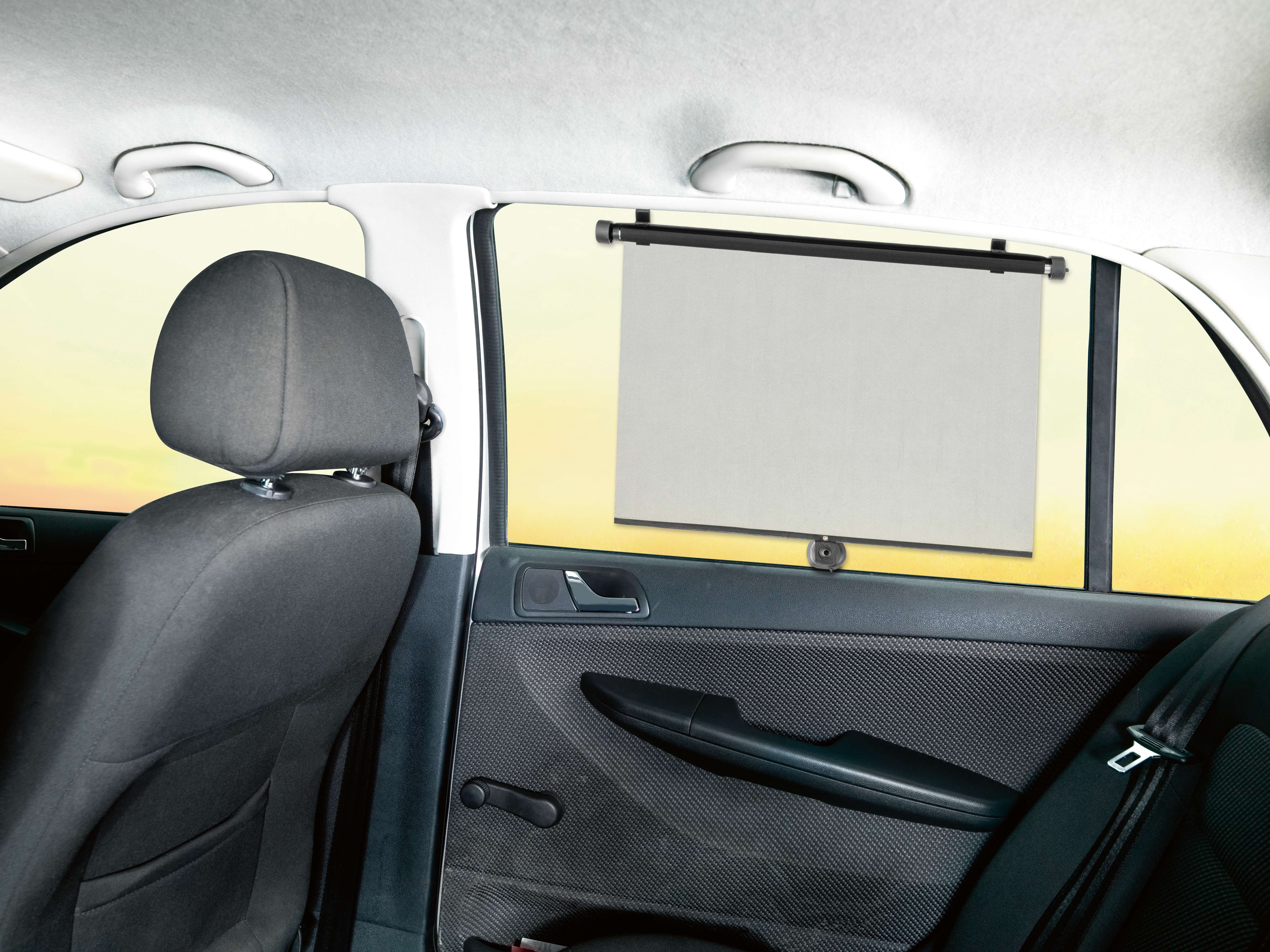 Auto-Sonnenrollo, 2 Stück Sonnenblenden für VAN/Transporter Seitenfenster - 53 x 56 cm
