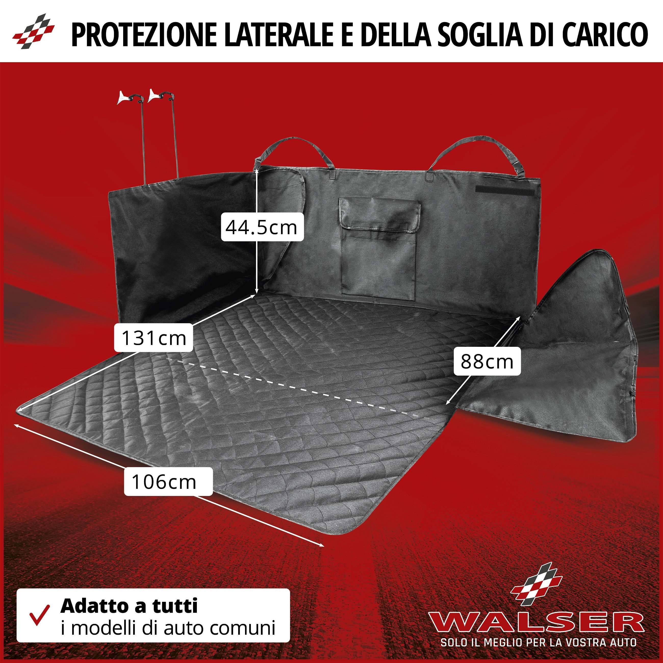 Coperta per cane coperchio del bagagliaio Bello