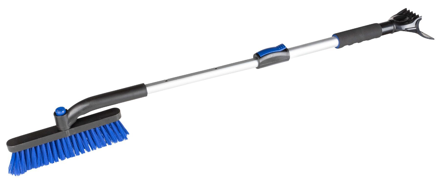 Ice scraper telescopic/rotatable 77.5-100 cm black/blue