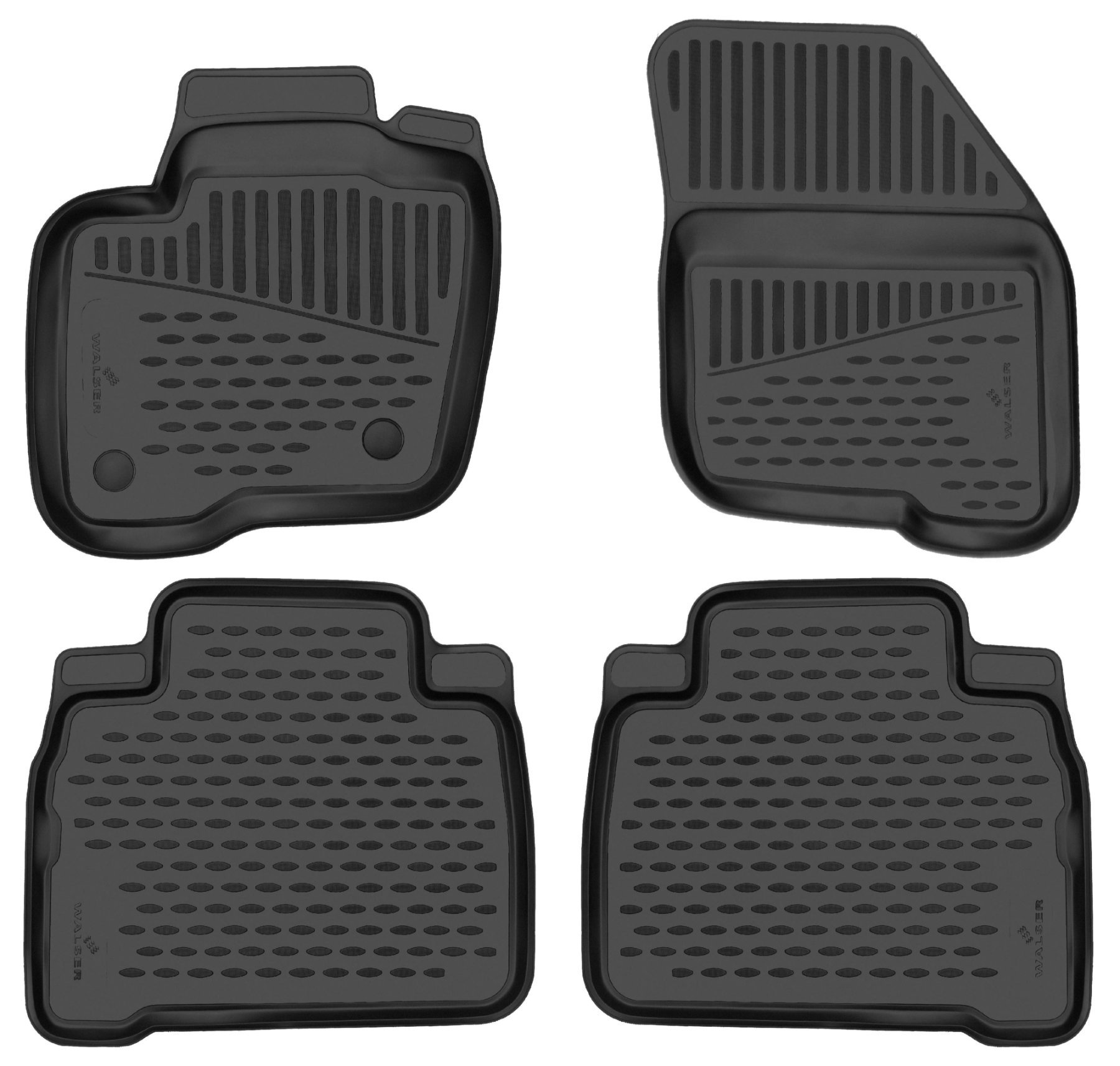 Tapis en caoutchouc XTR pour Ford Galaxy III (CK) 01/2015-Auj., 5 sièges