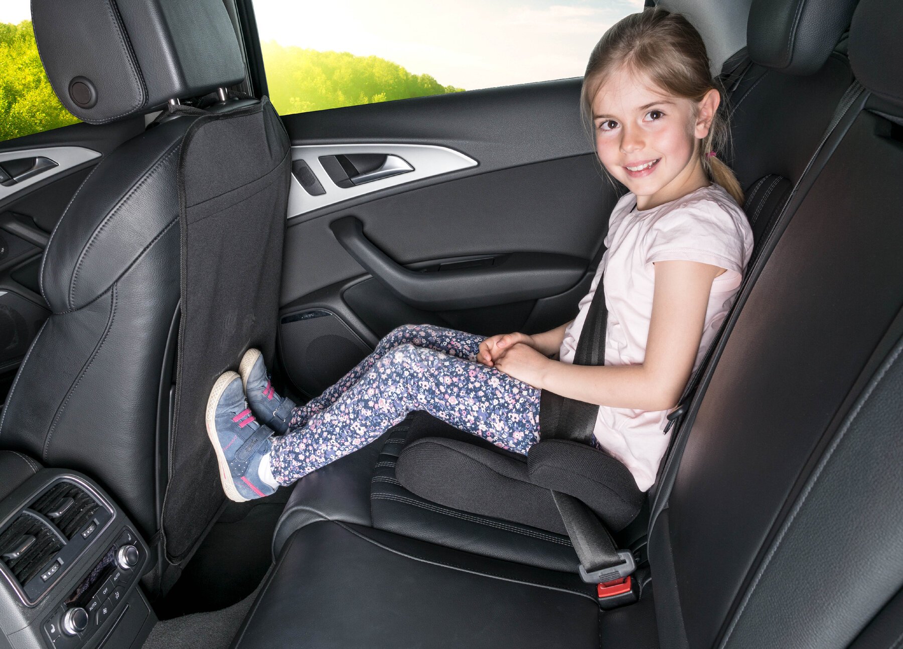 Car seat backrest protection Blacky XL