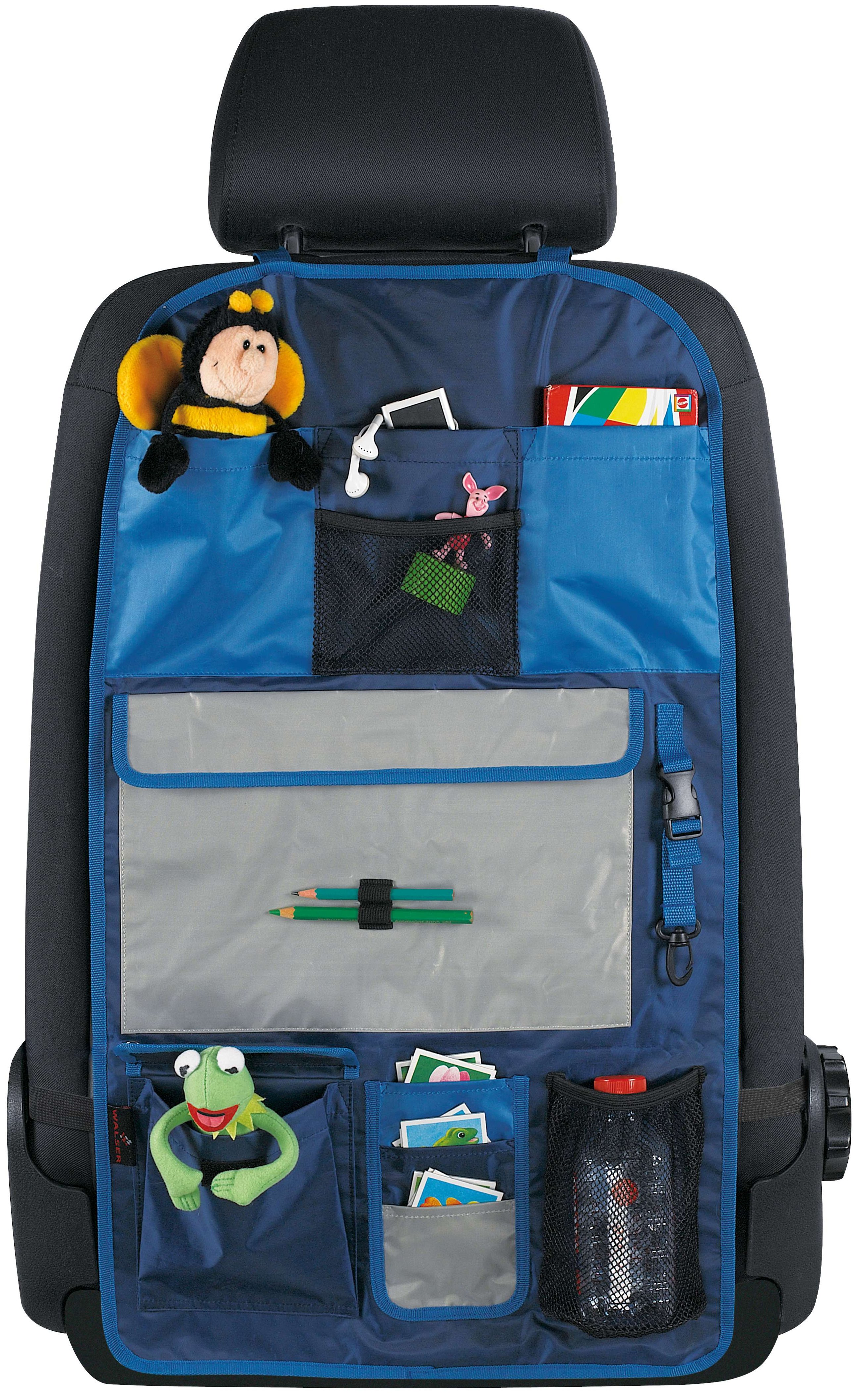 1XRücksitz Organizer Kinder Schmutzabweisender Rückenlehnen Auto Rücksitz Tasche 