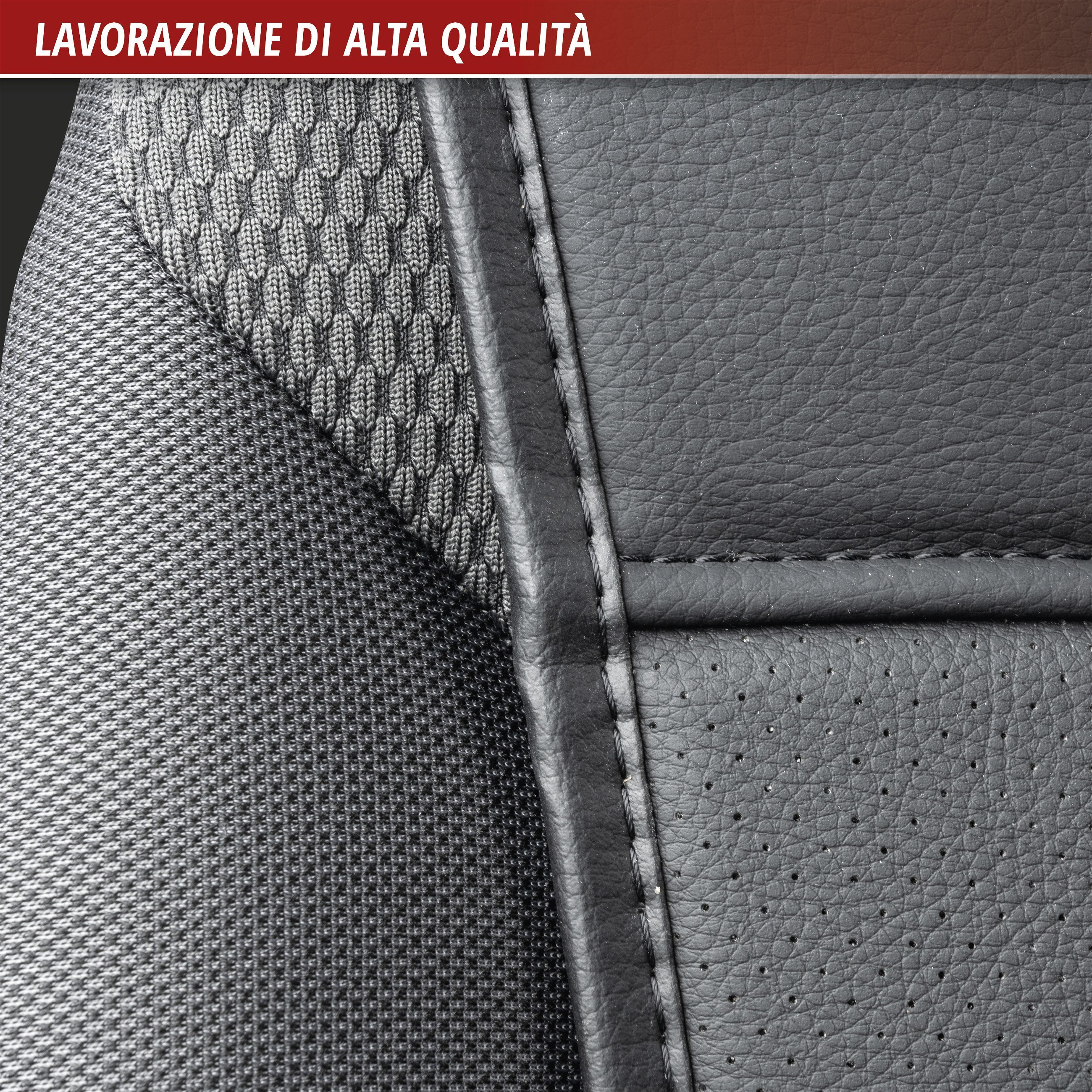 Coprisedili per auto Lewis nero